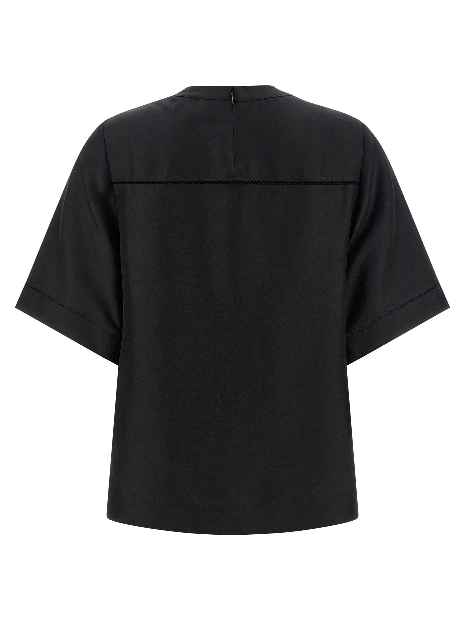 Loulou De Saison Black Silk Shirt