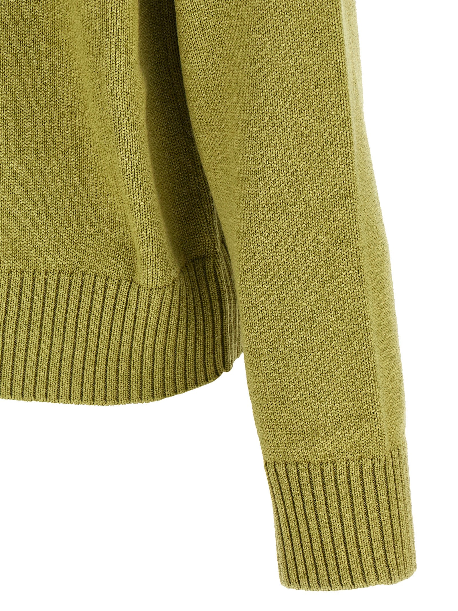 Ami Paris Bicolor Wool Cardigan