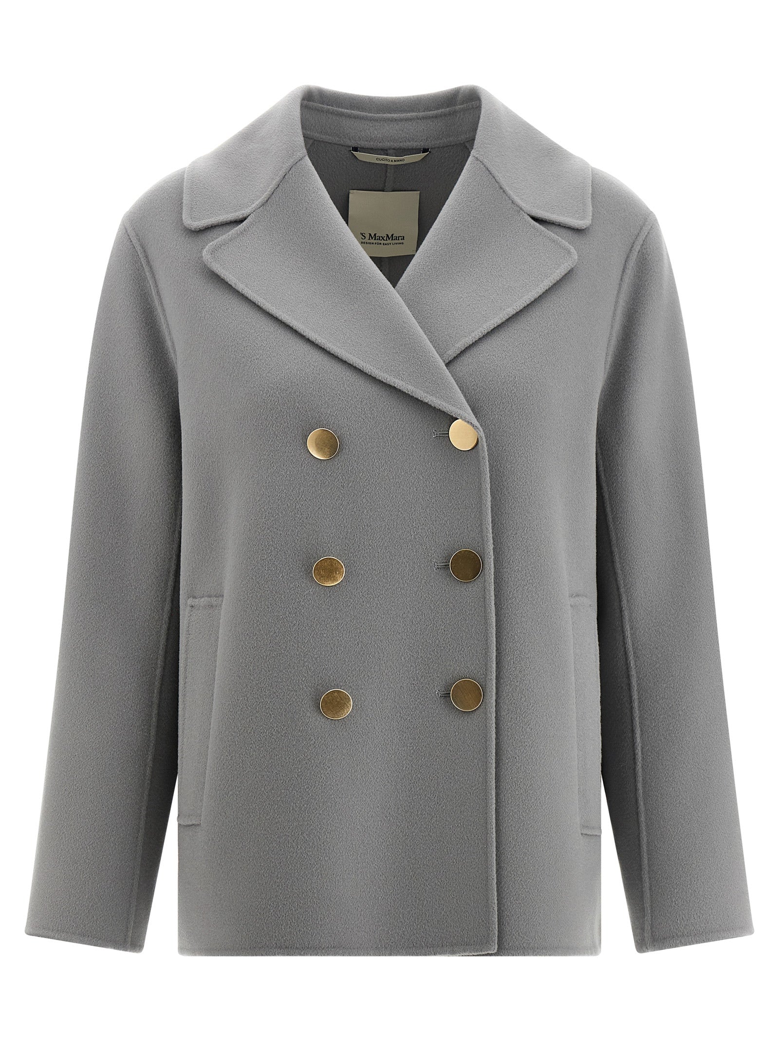 S Max Mara Gray Virgin Wool Blazer