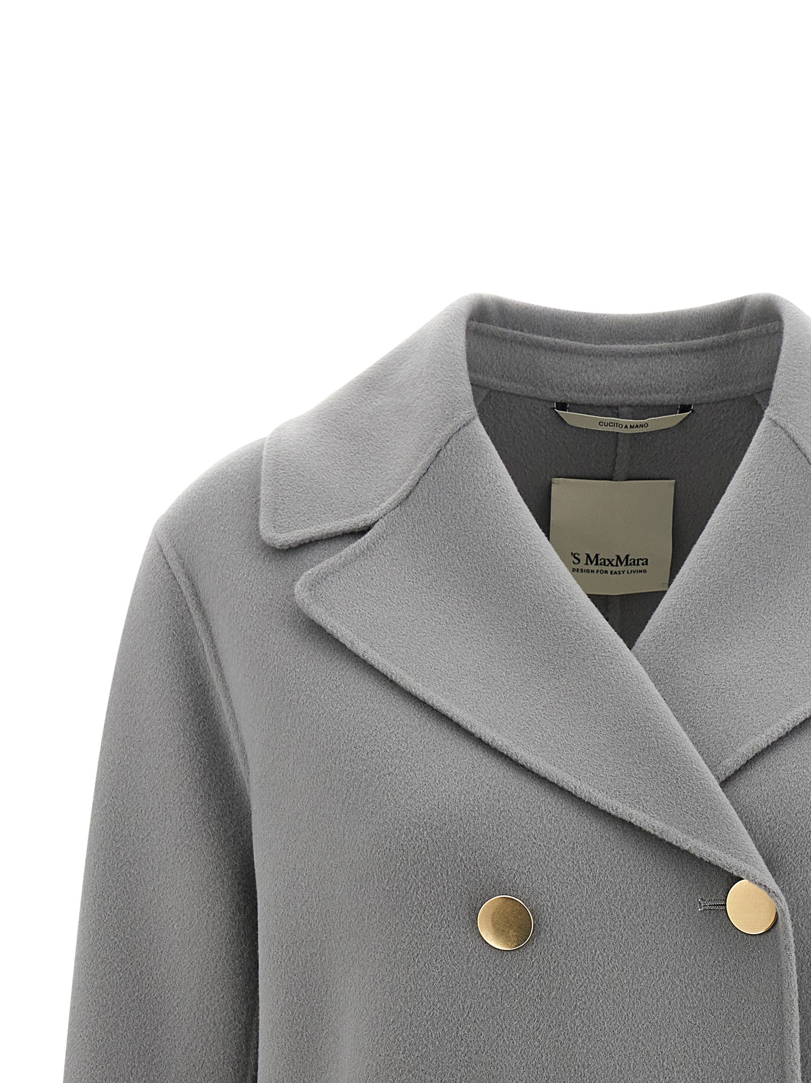 S Max Mara Gray Virgin Wool Blazer