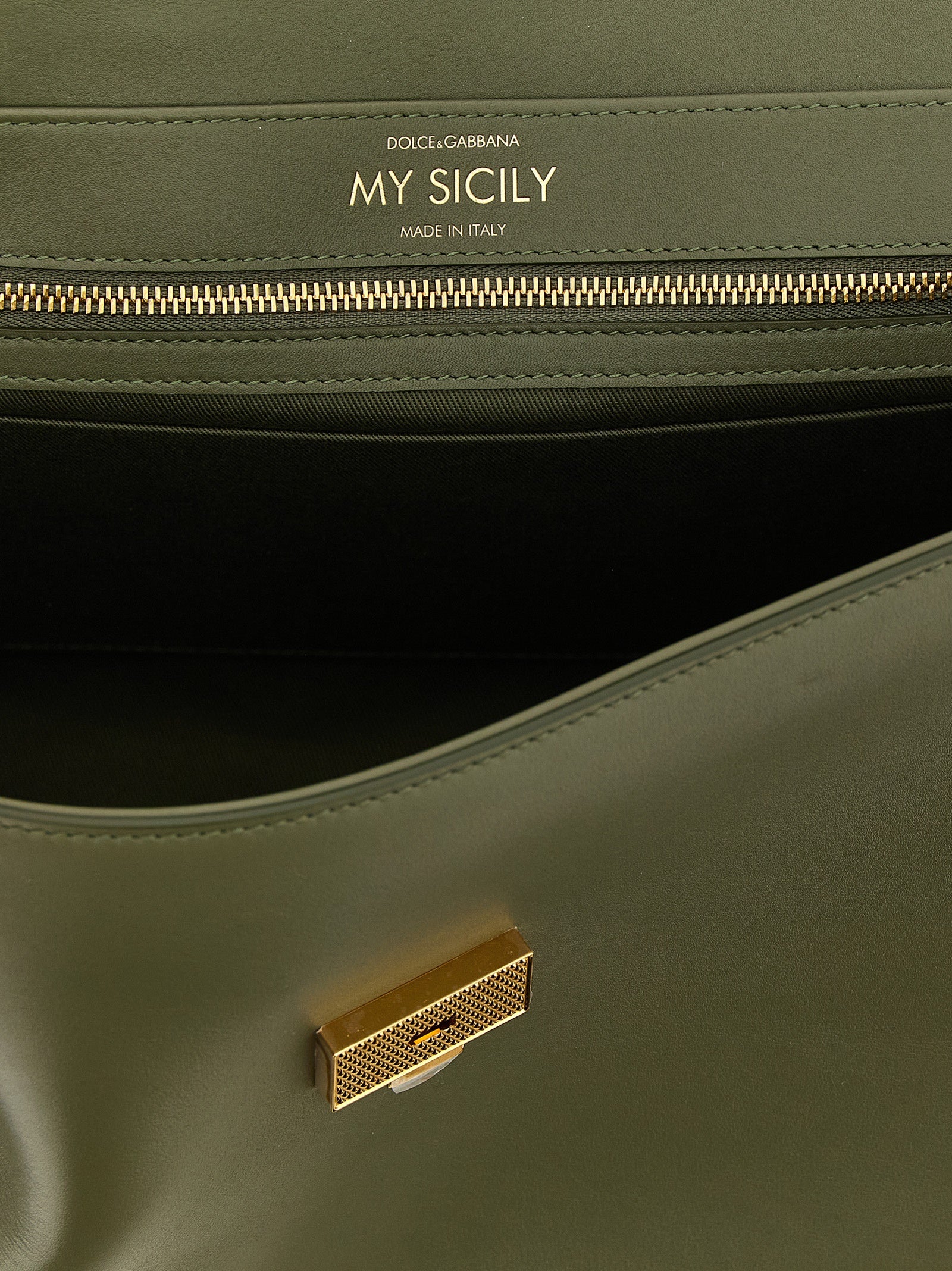 Dolce & Gabbana Bicolor Calfskin Handbag