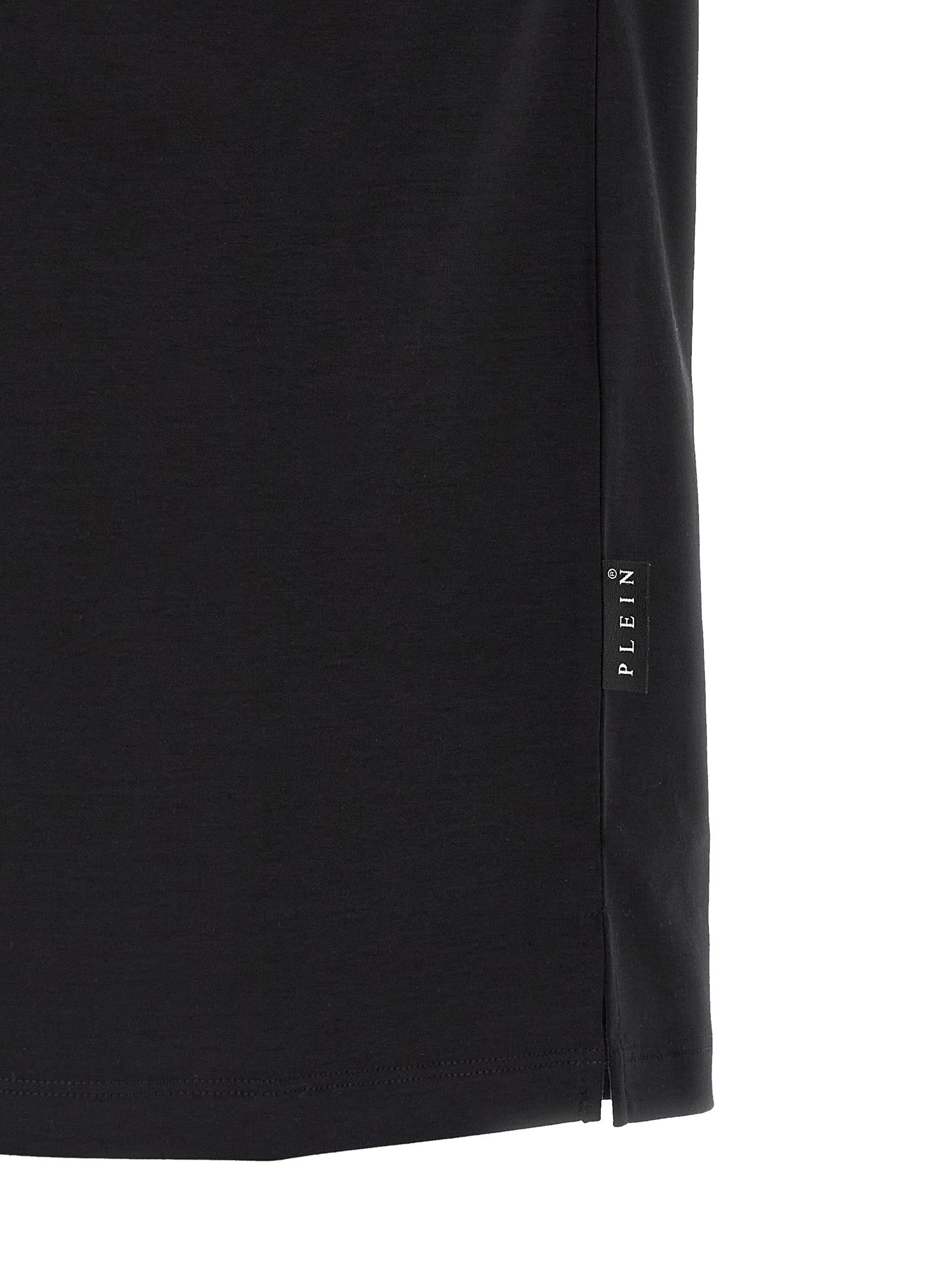 Philipp Plein Black Cotton Polo Shirt