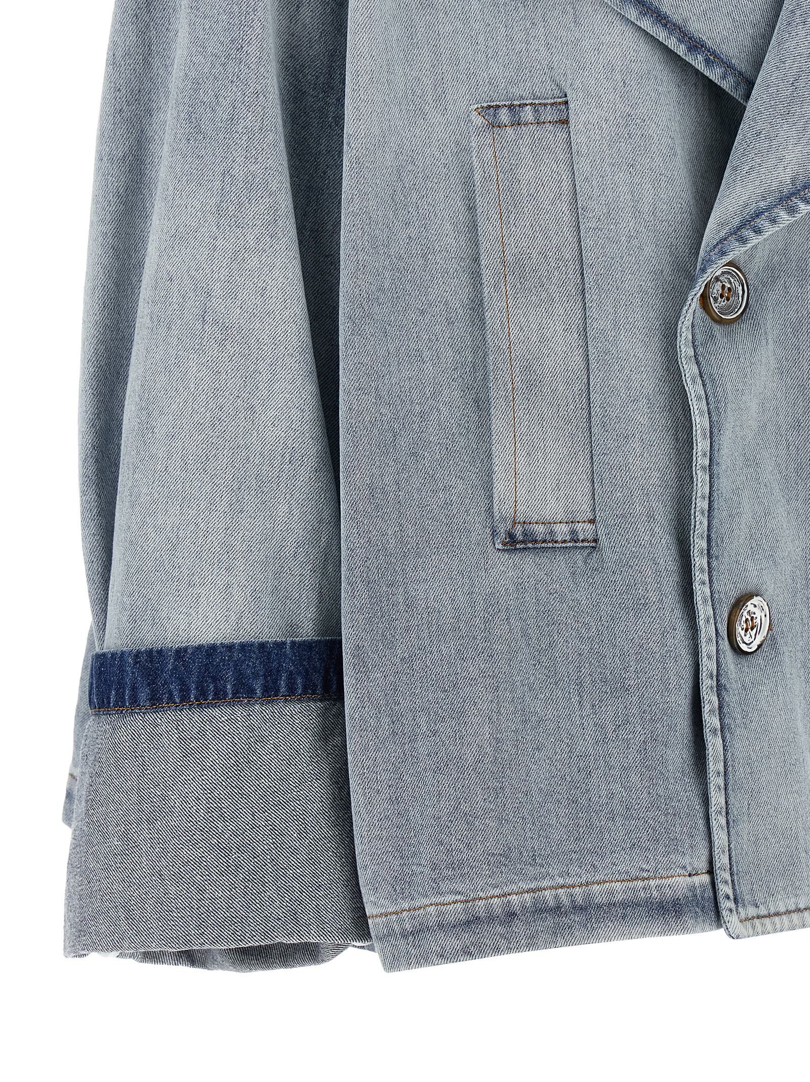 MM6 Maison Margiela Blue Cotton Denim Jacket