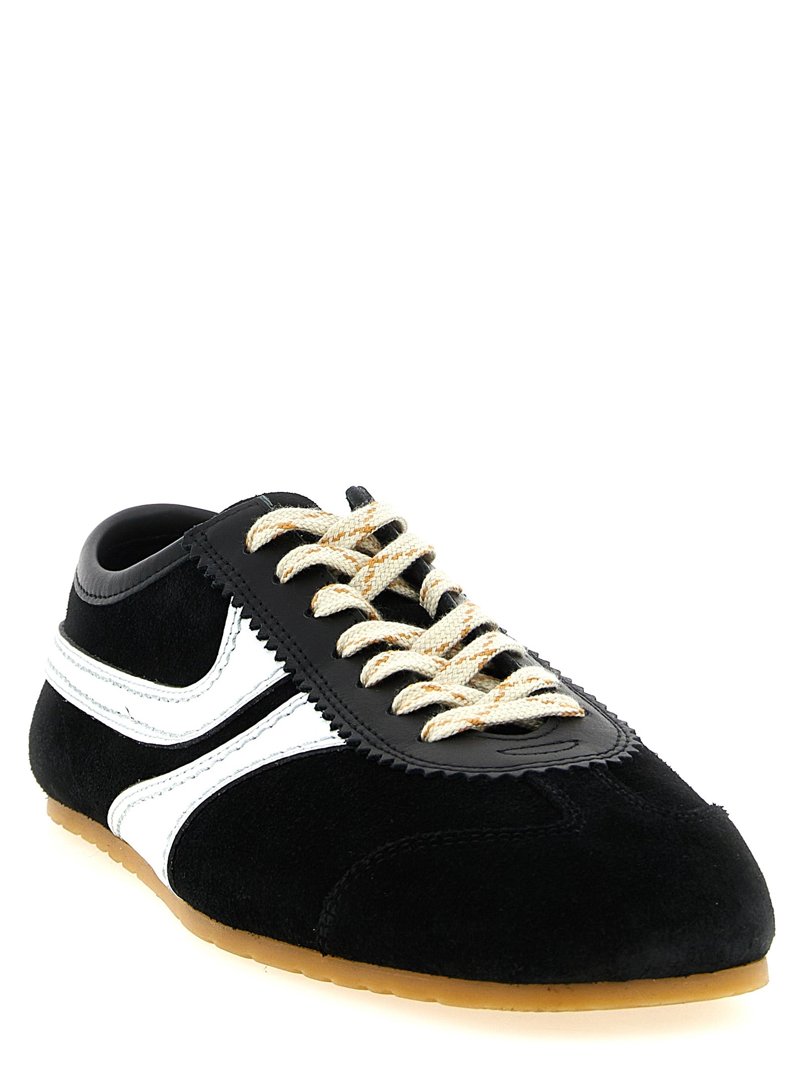 Dries Van Noten Bicolor Calfskin Sneakers