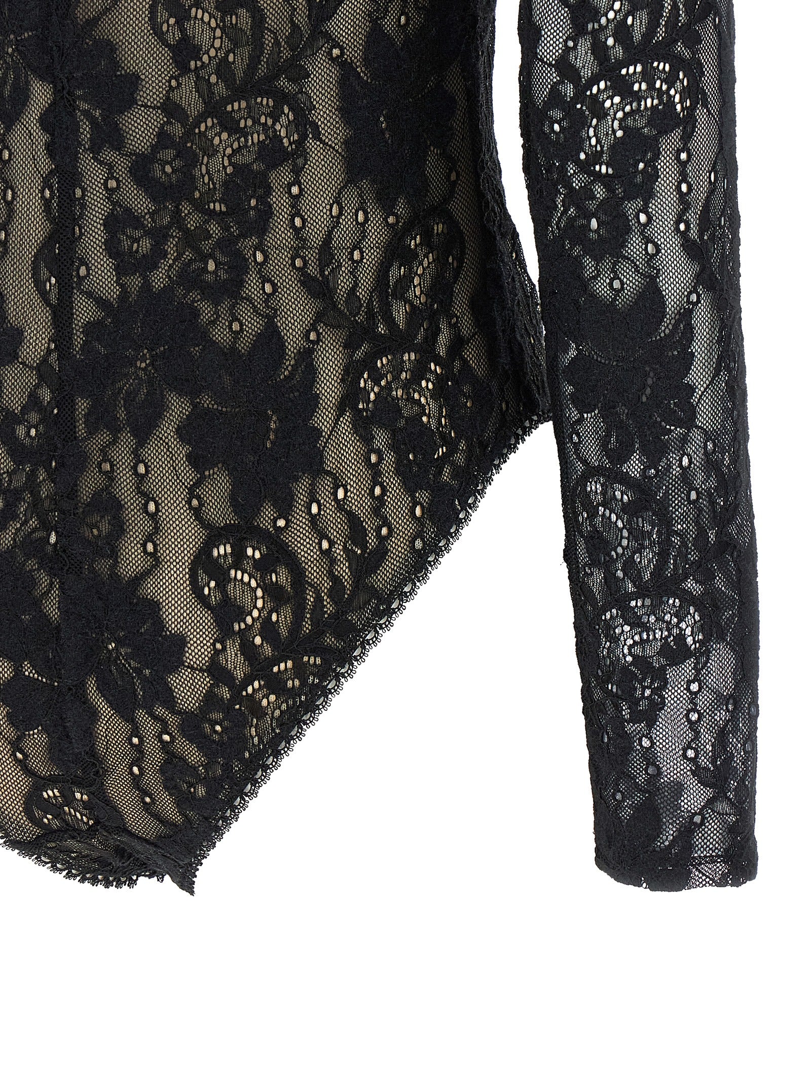 Zimmermann Black Polyamide Bodysuit