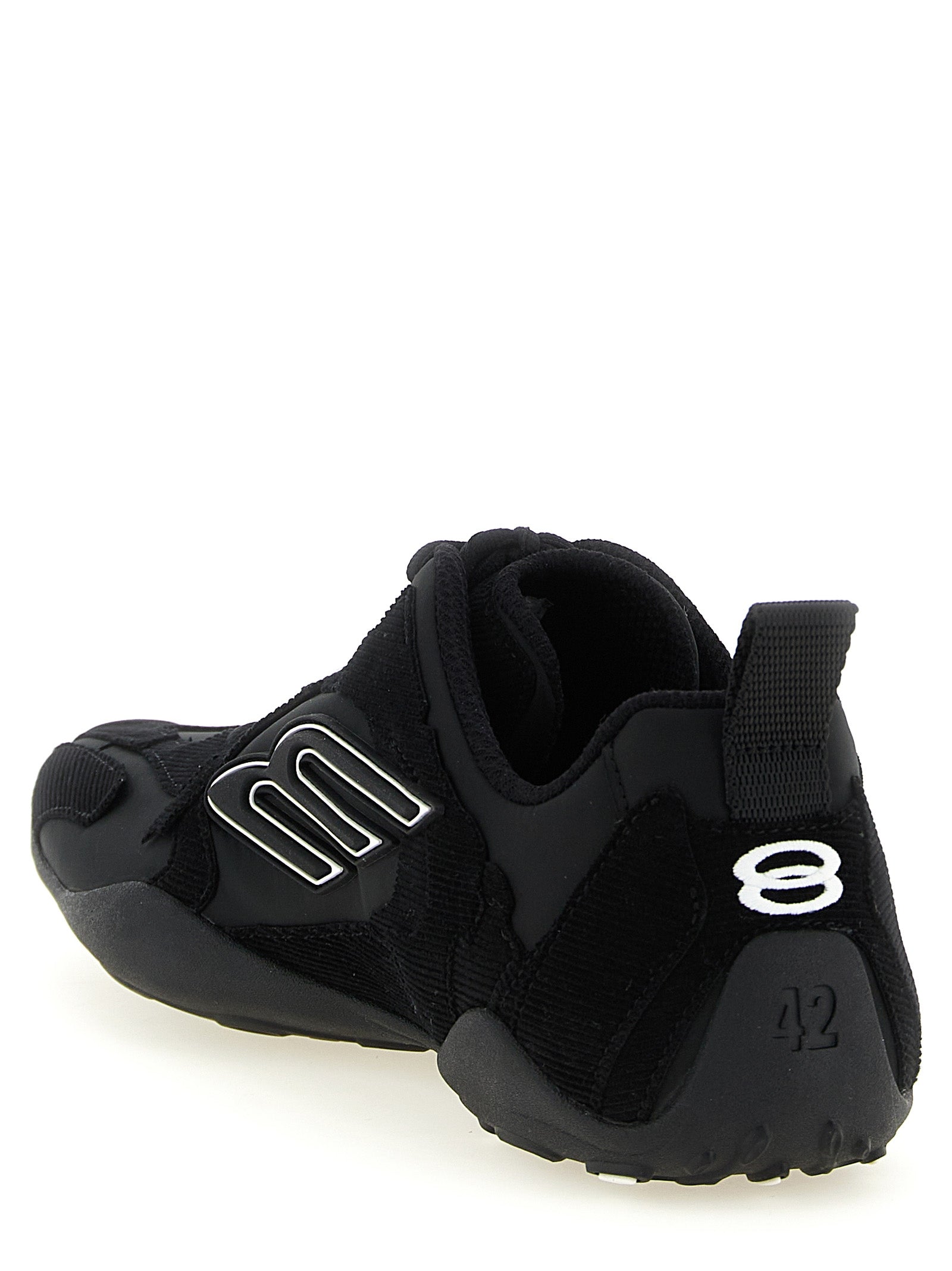 Balenciaga Black Polyester Athletic Sneakers