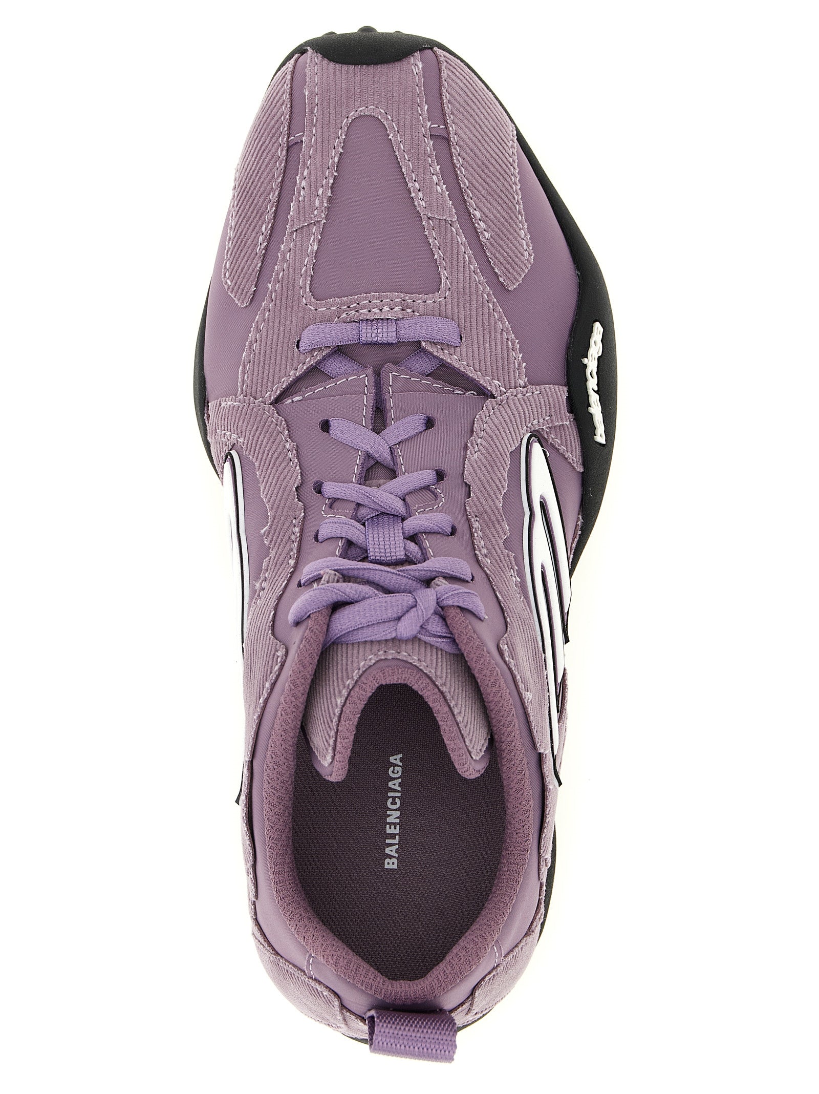 Balenciaga Purple Polyester Athletic Sneakers