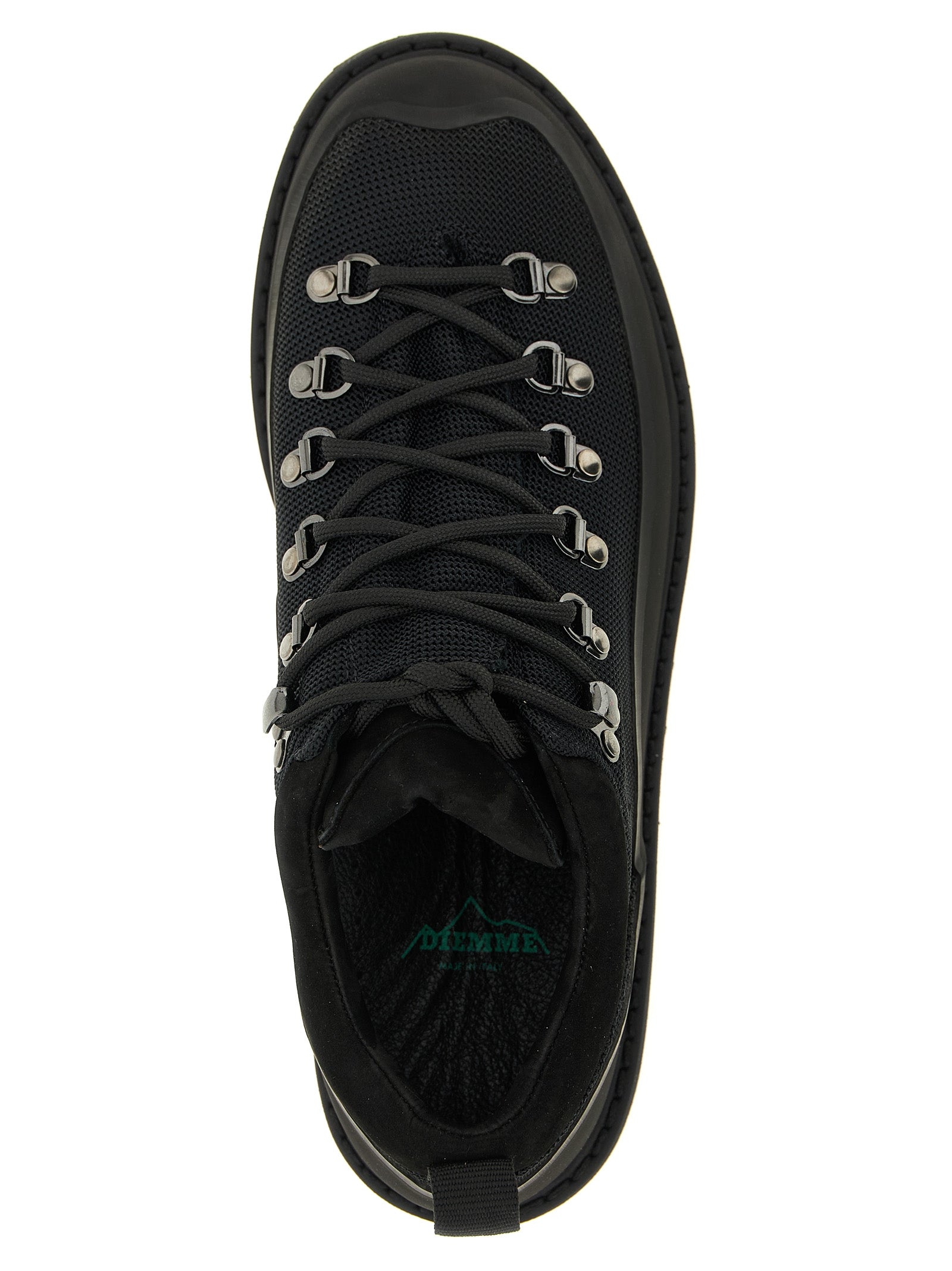 Diemme Black Lug Sole Lace Up Work Shoe