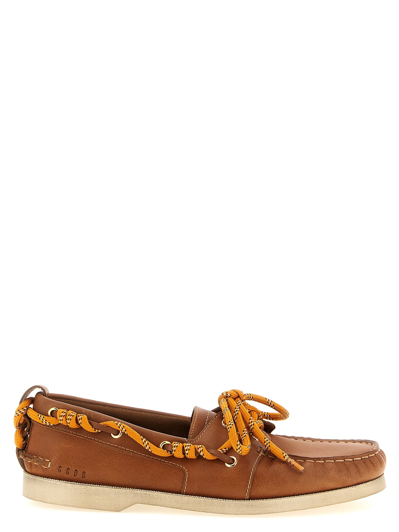 Golden Goose Brown Cowhide Slip-On Loafers