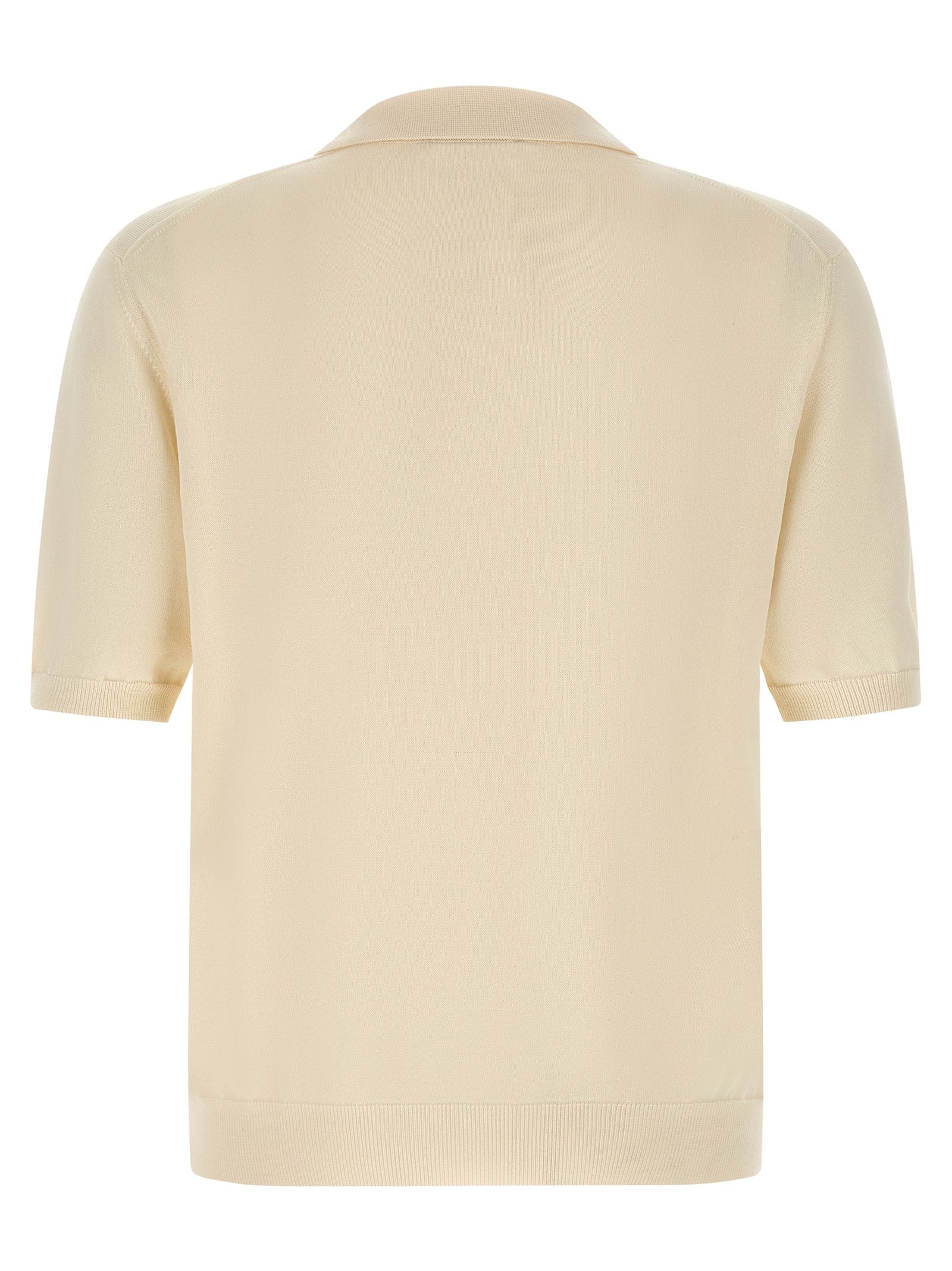 ZANONE Beige Cotton Polo Shirt
