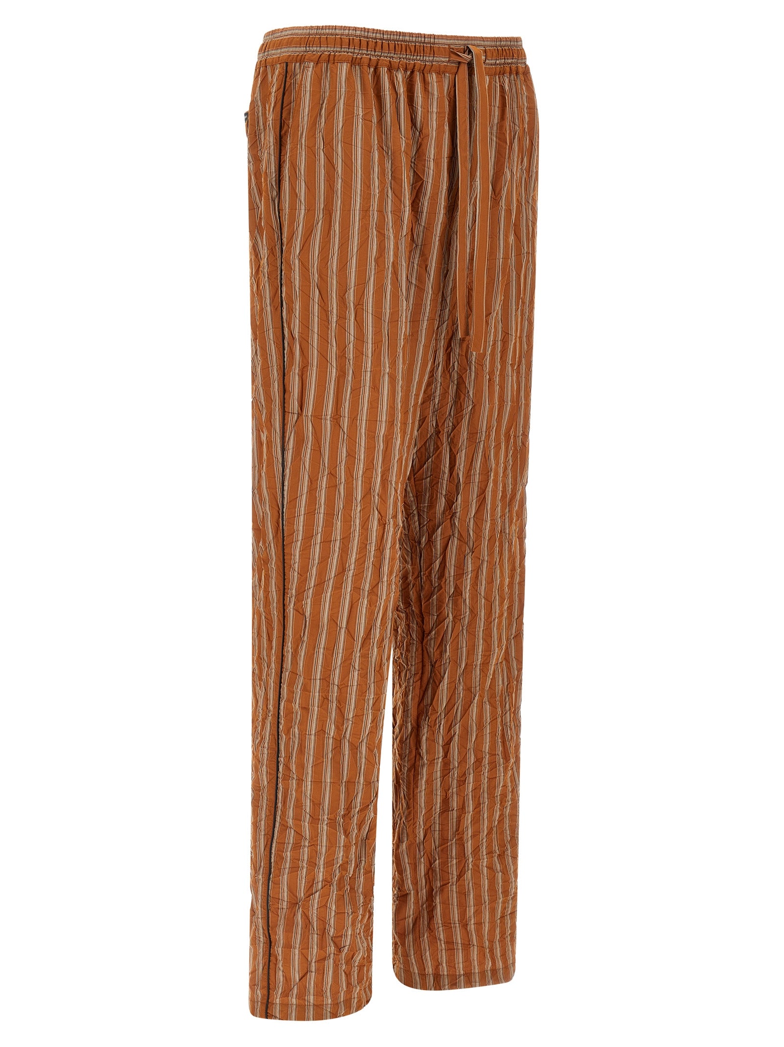 Dolce & Gabbana Brown Viscose Casual Pants