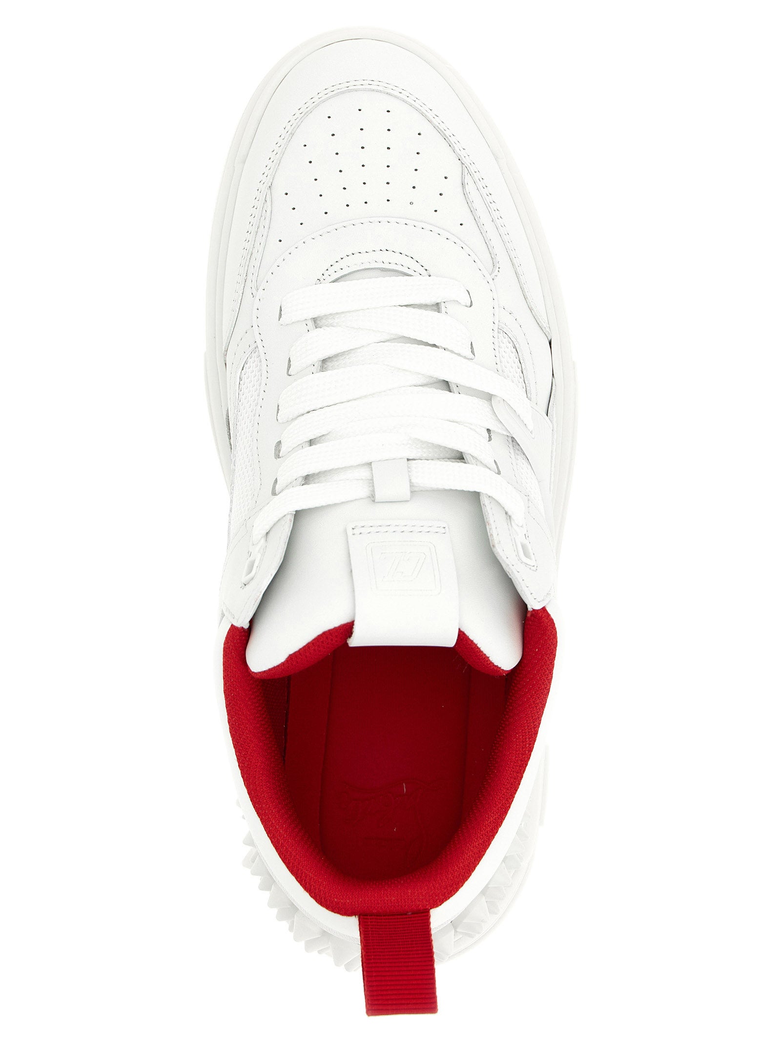 Christian Louboutin White Calfskin Athletic Sneakers