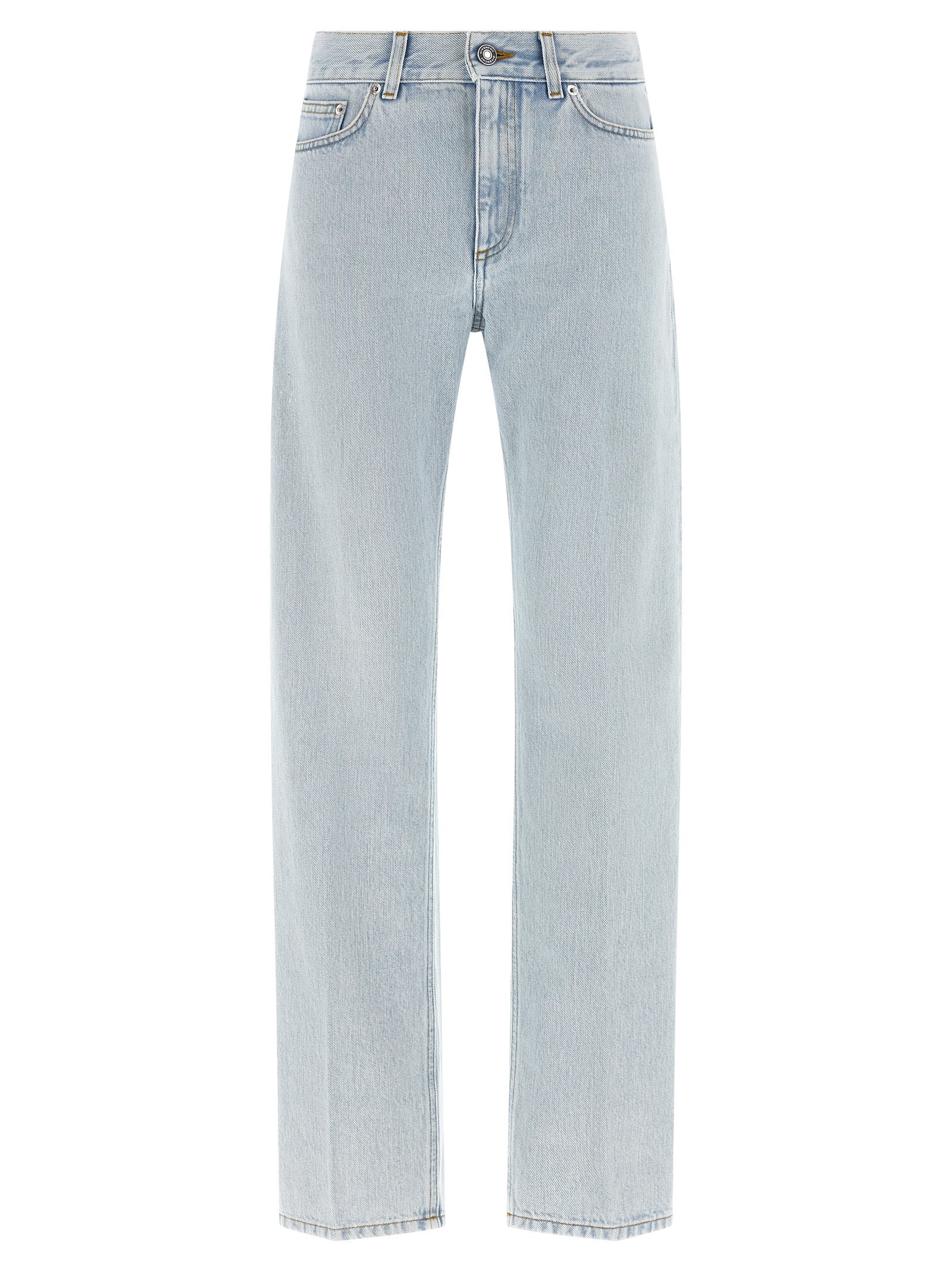 Givenchy Blue Cotton Straight-Leg Jeans