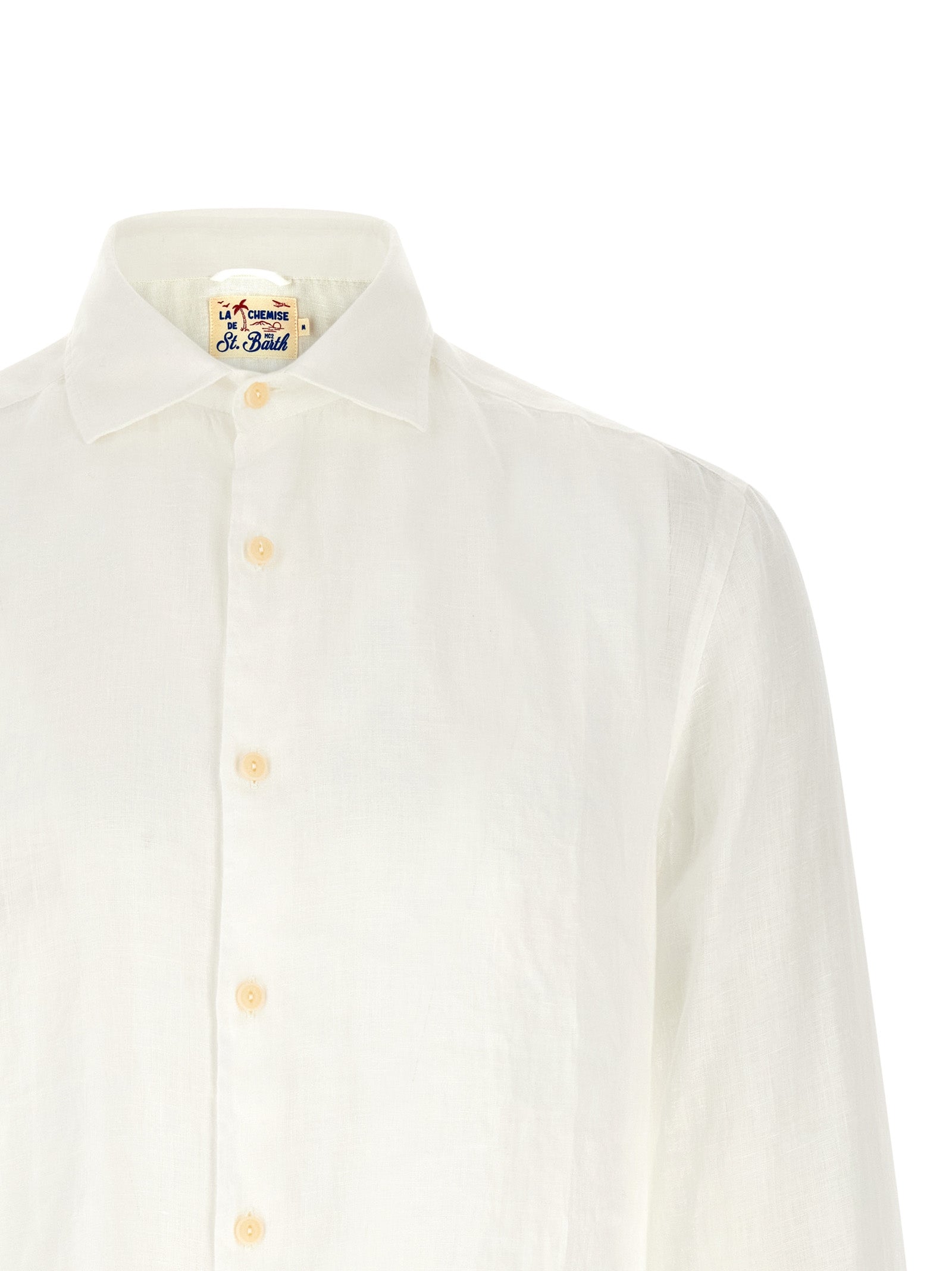 MC2 Saint Barth White Linen Blouse