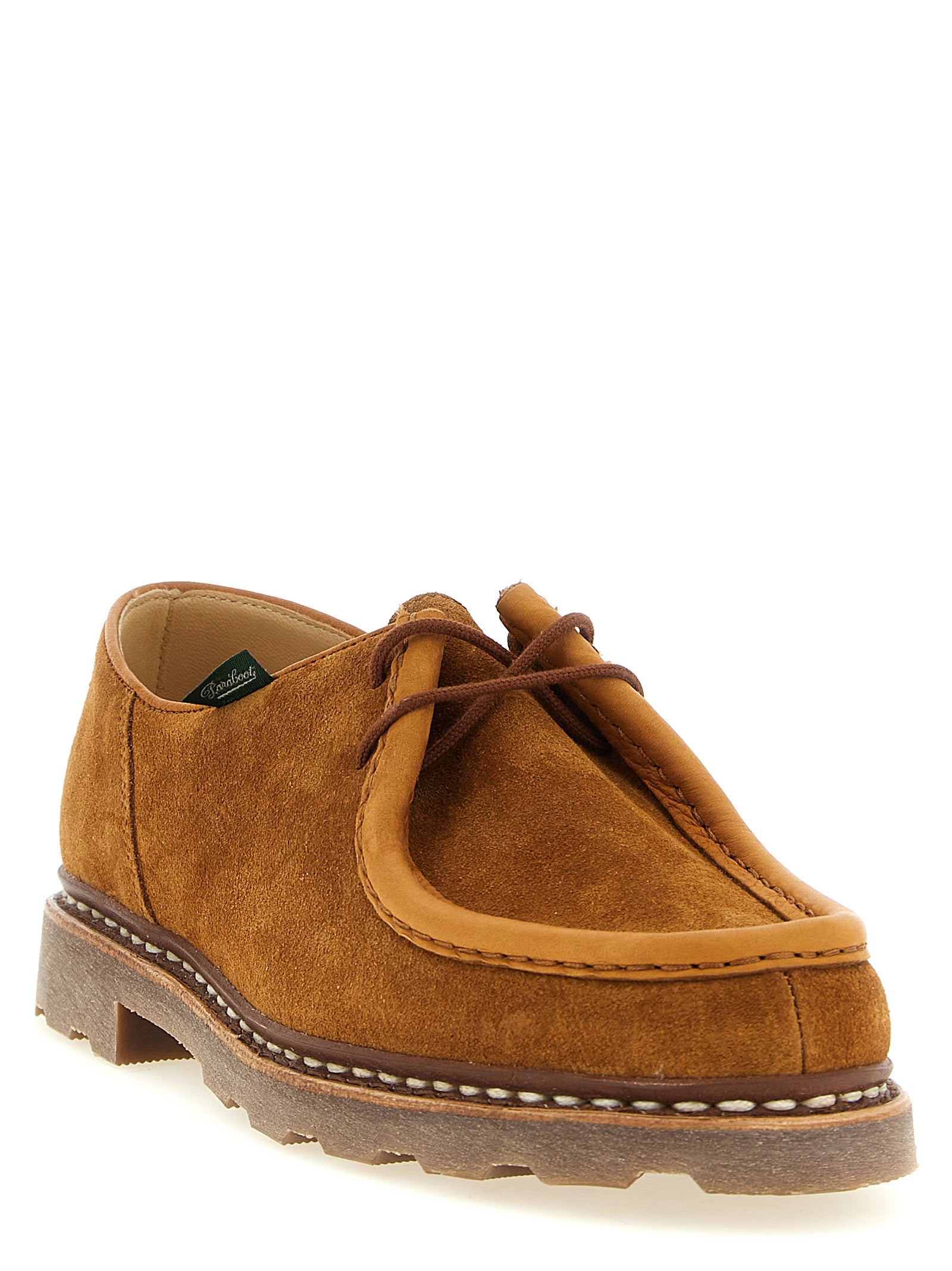 PARABOOT Brown Calfskin Oxfords And Derbies