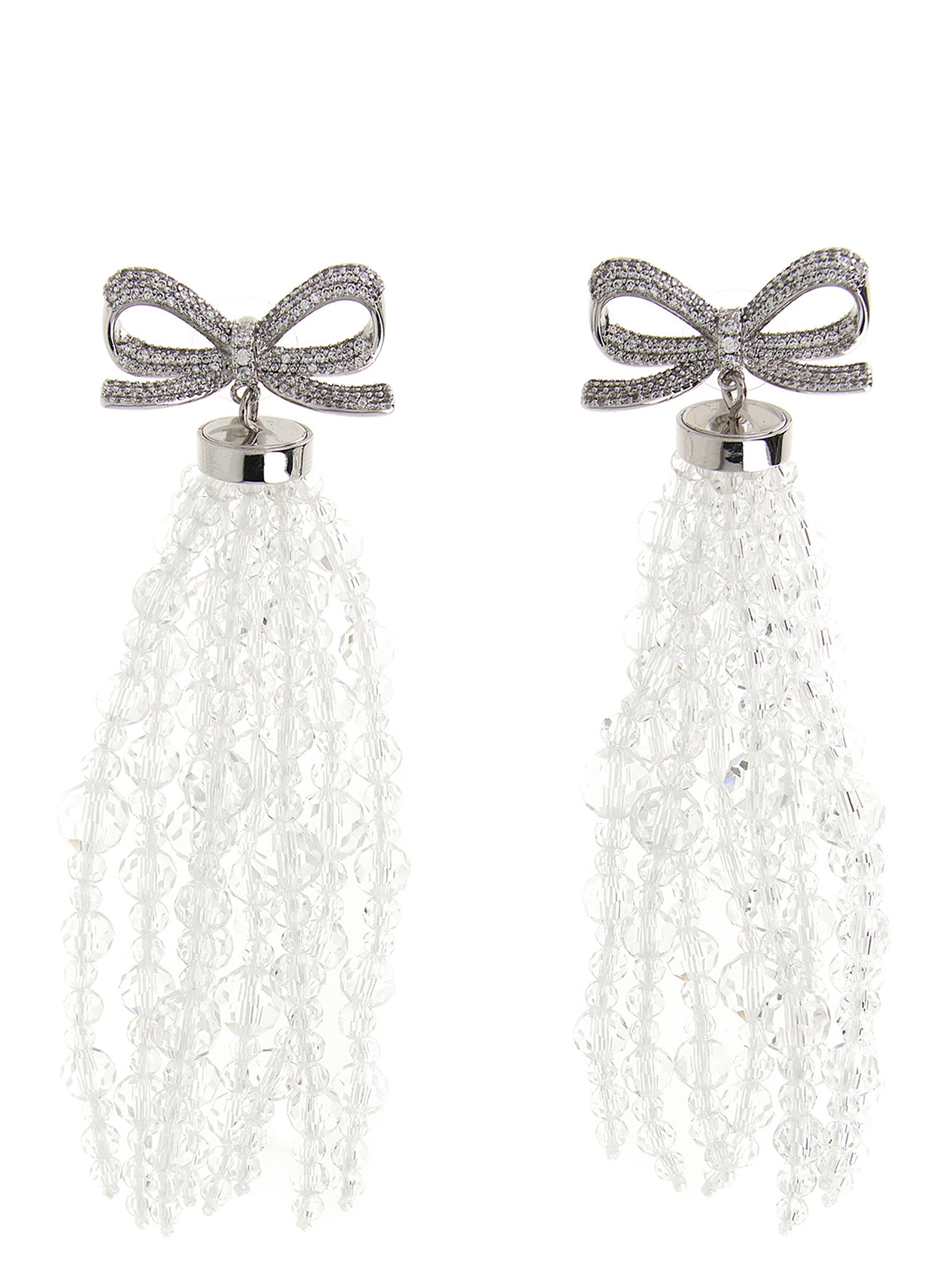 Self-Portrait Silver Copper Earrings