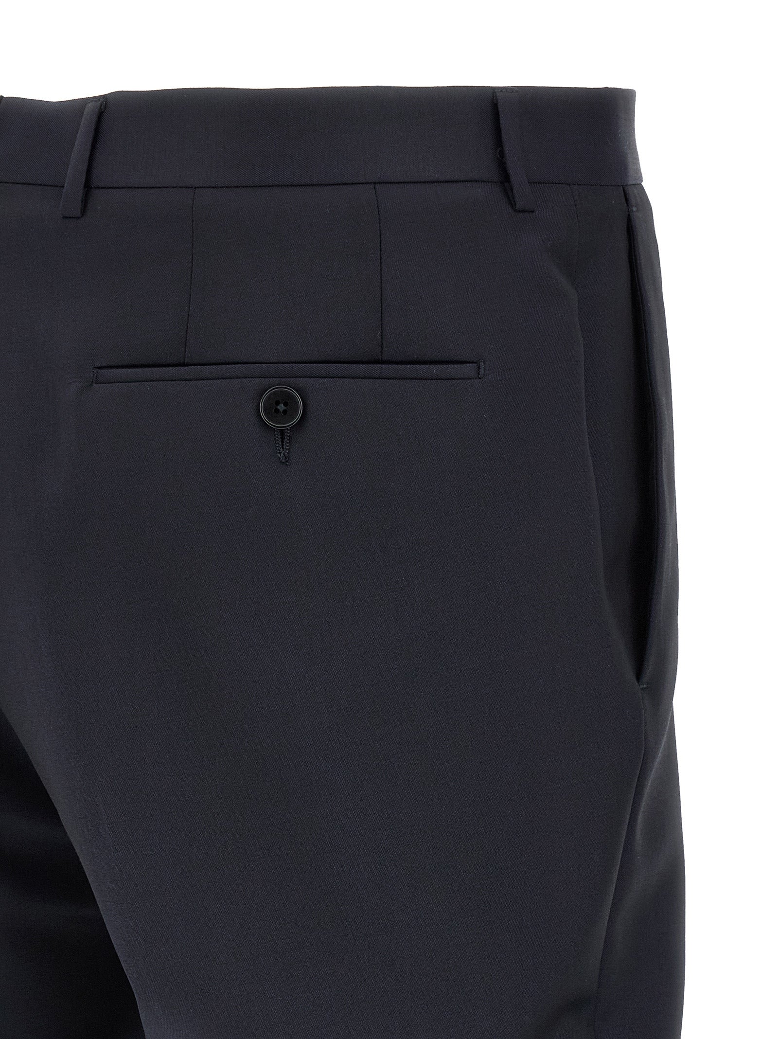 ZEGNA Blue Wool Two-Piece Suit