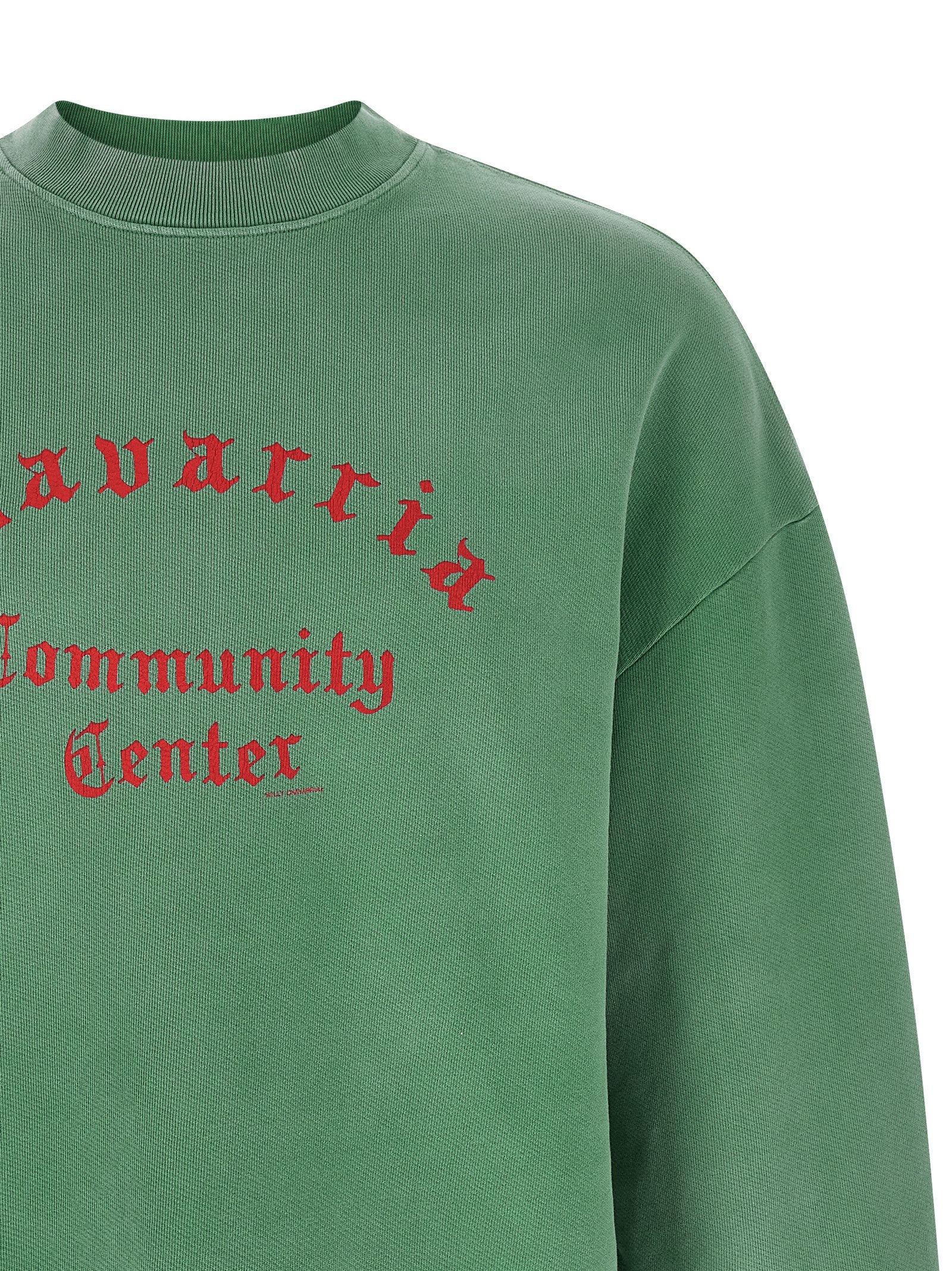 WILLY CHAVARRIA Bicolor Cotton Sweatshirt