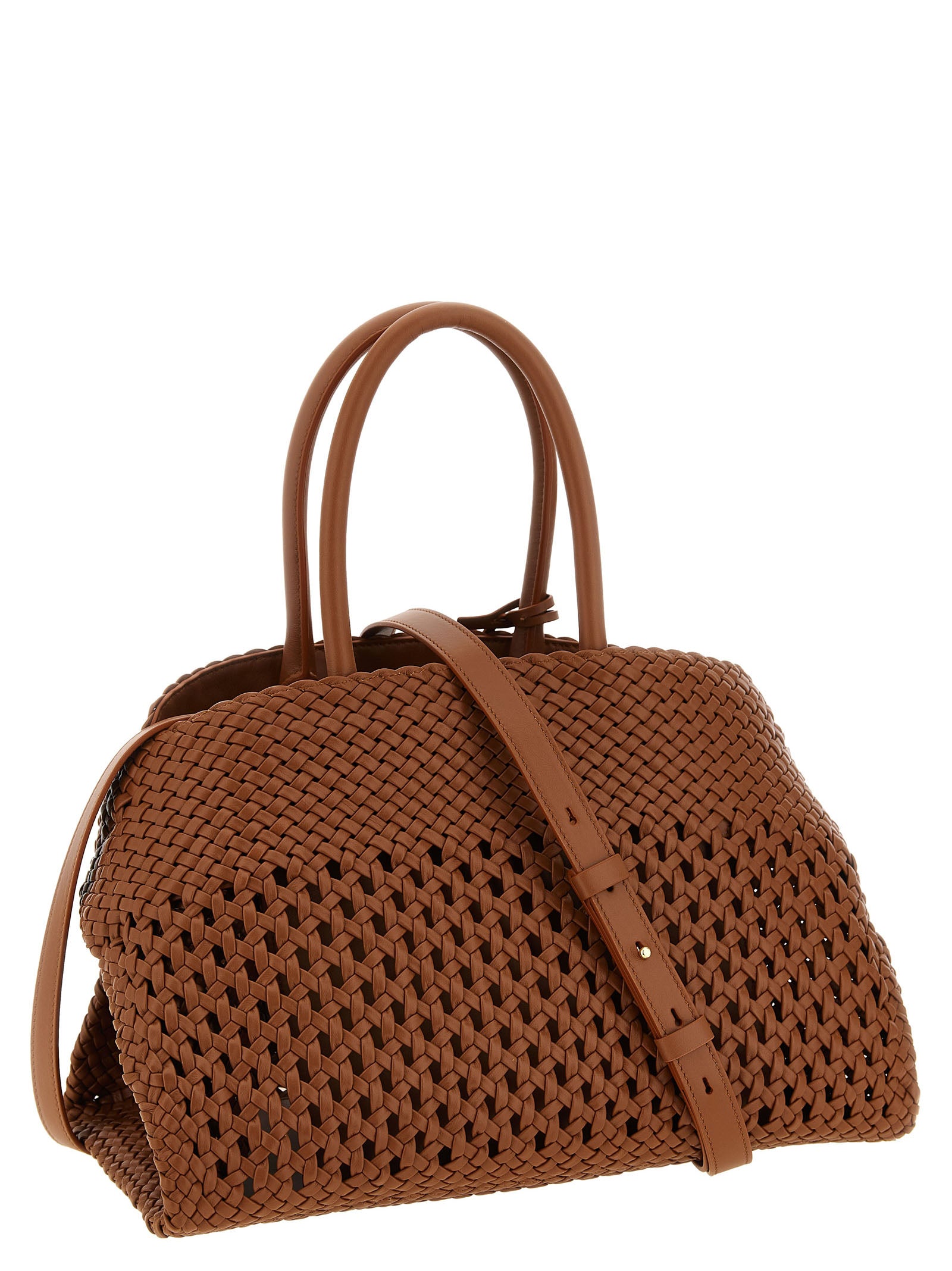 Ferragamo Brown Calfskin Handbag