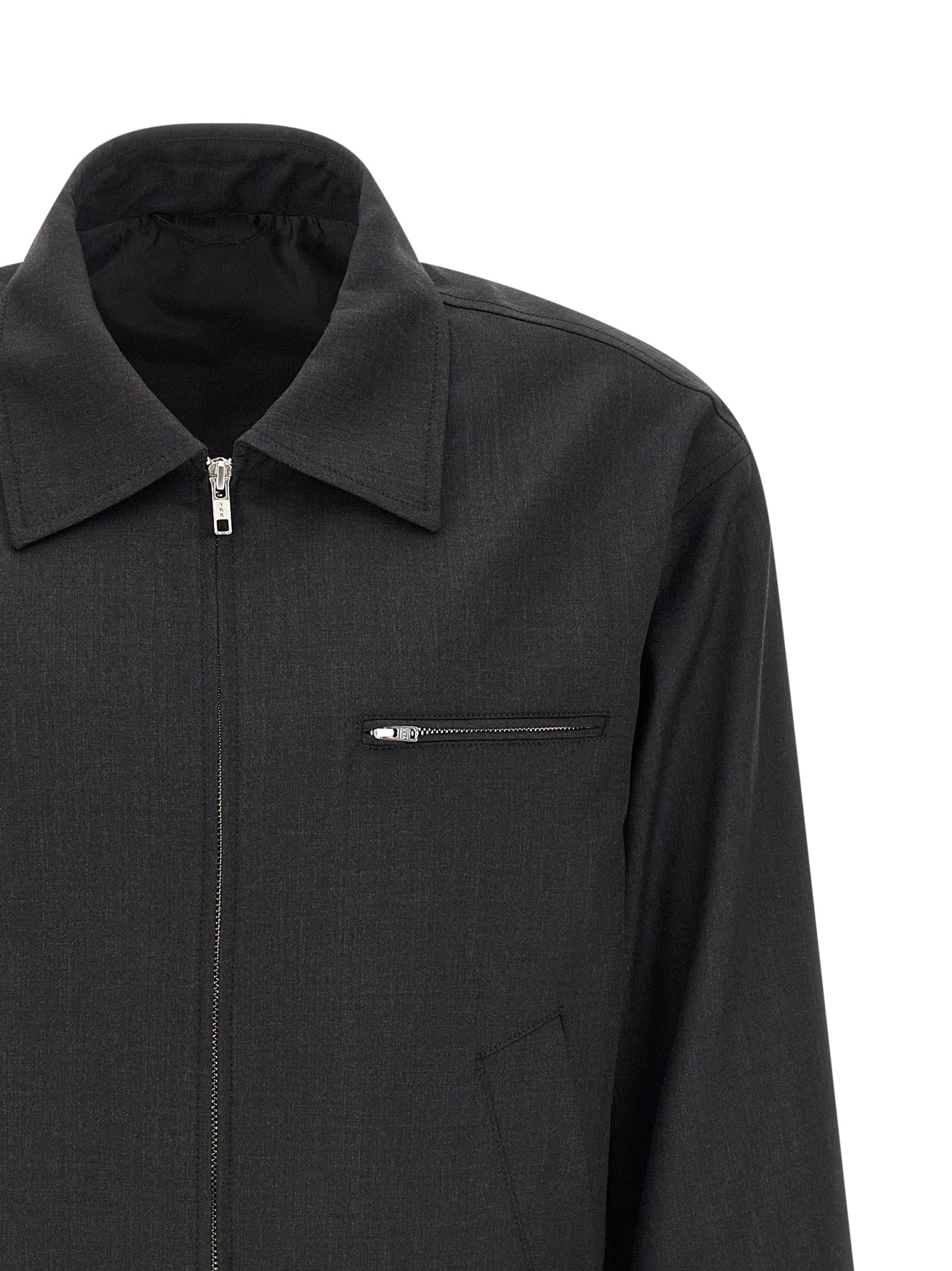 MFPEN Gray Wool Full-Length Postal Jacket