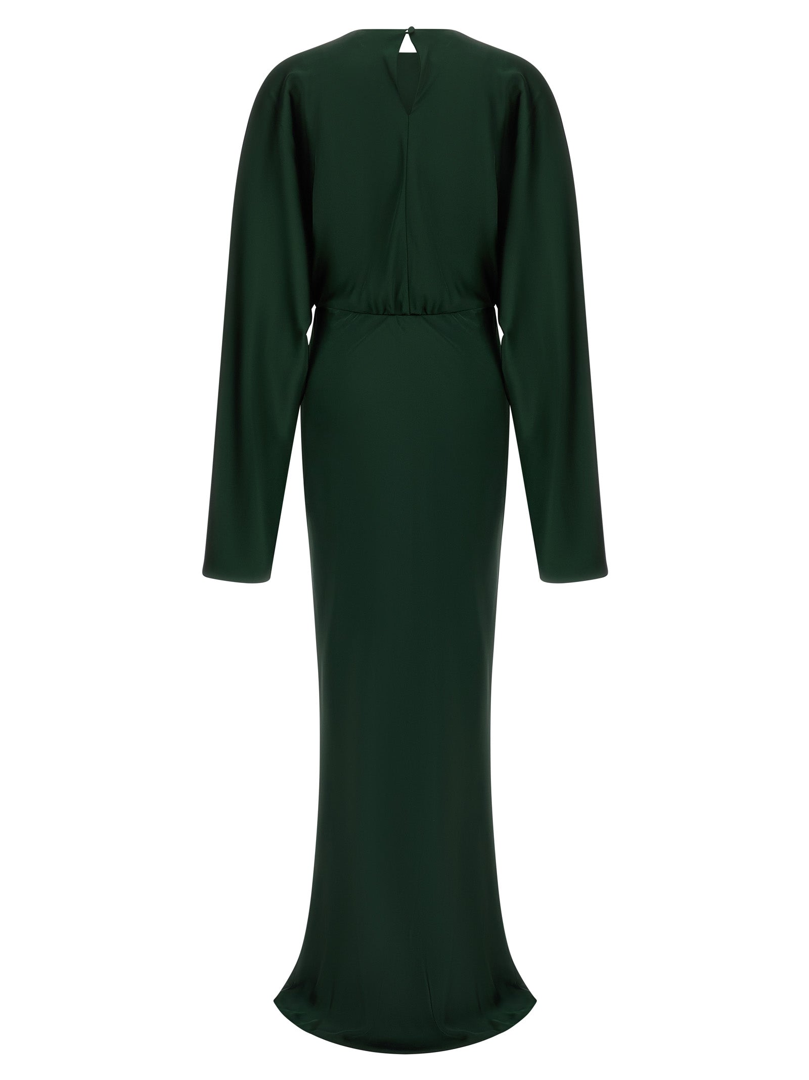 Norma Kamali Bicolor Polyester Long Dress