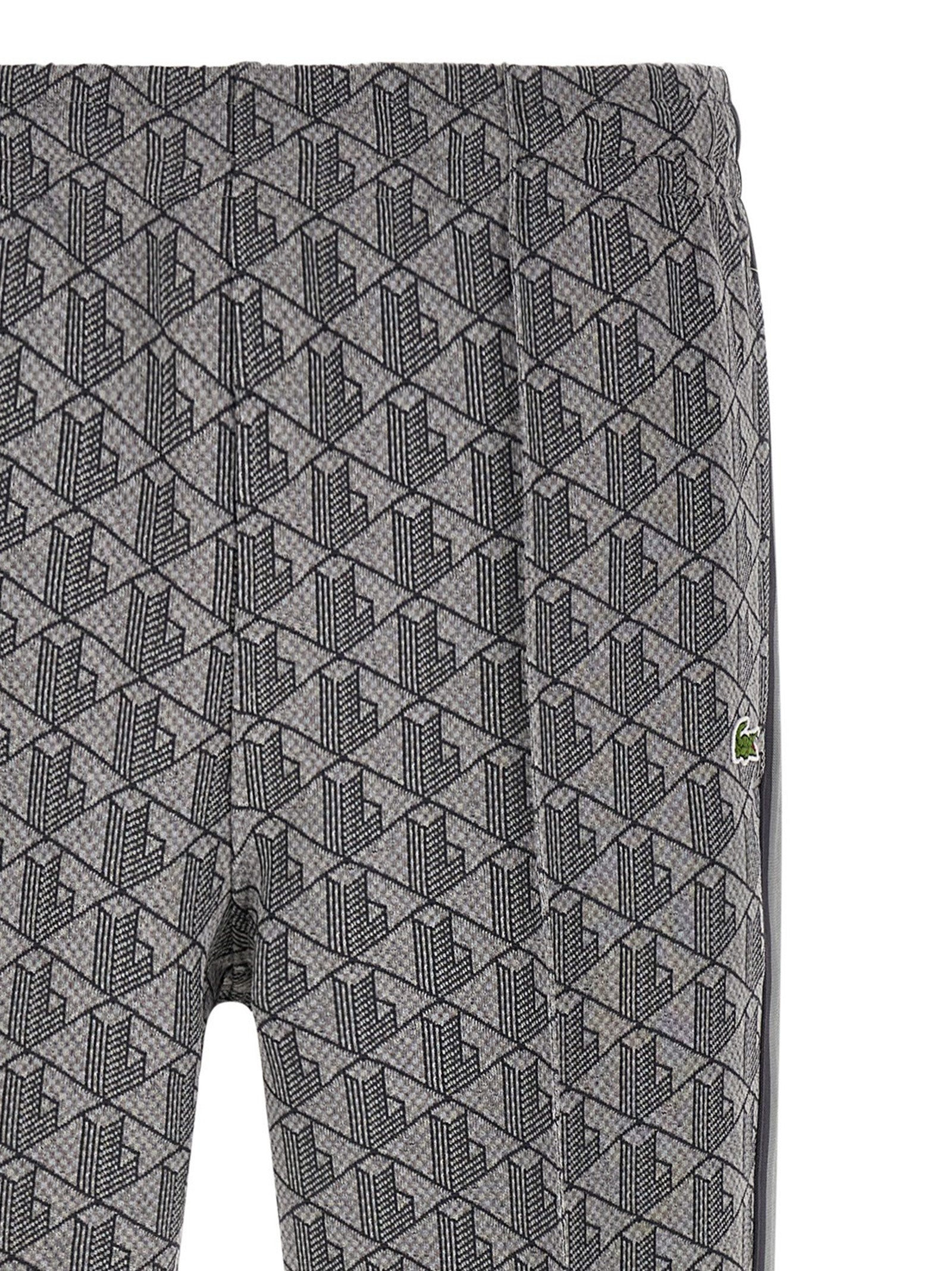 Lacoste Gray Polyester Joggers (Workout Pants)