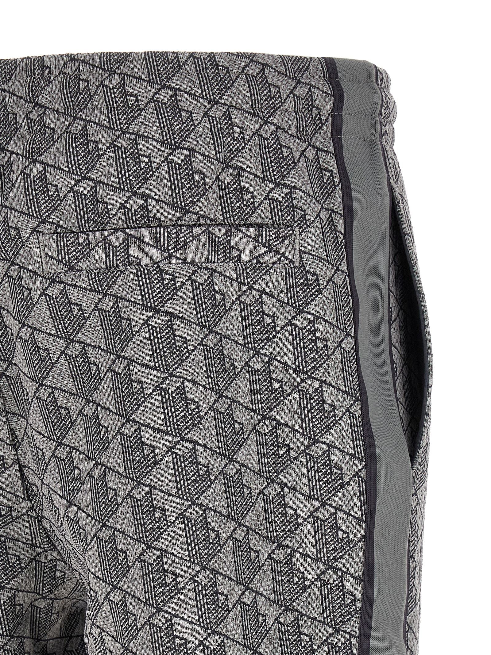 Lacoste Gray Polyester Joggers (Workout Pants)