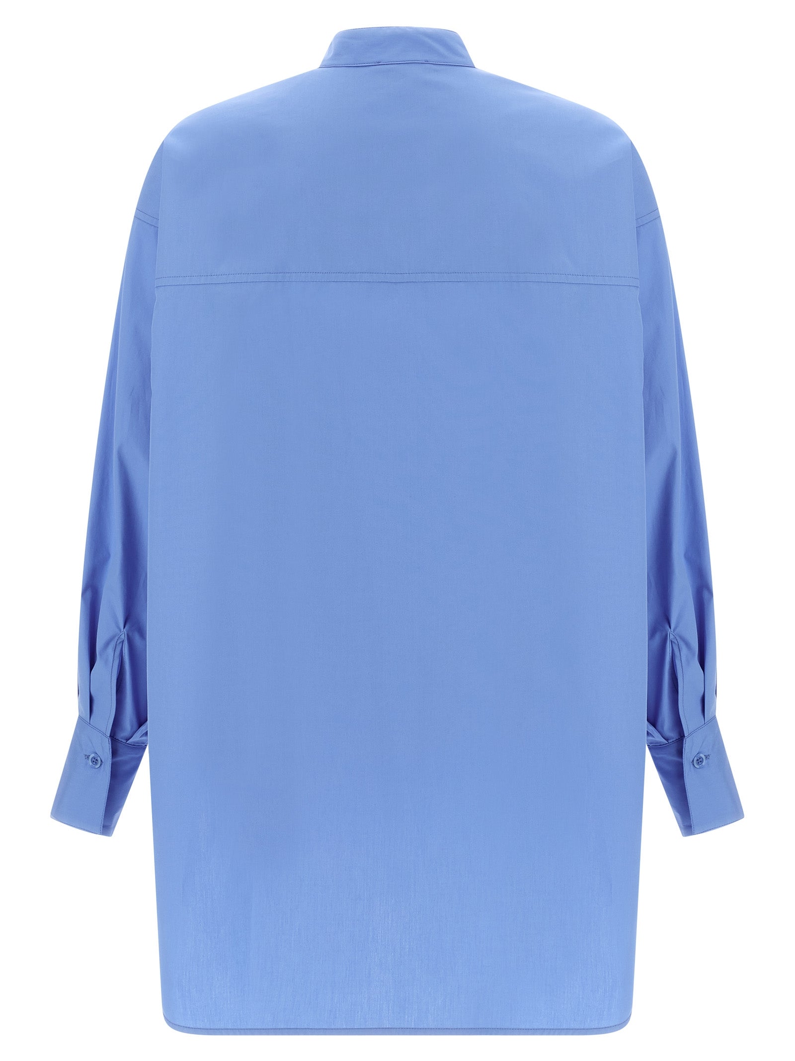 NUDE Blue Cotton Blouse