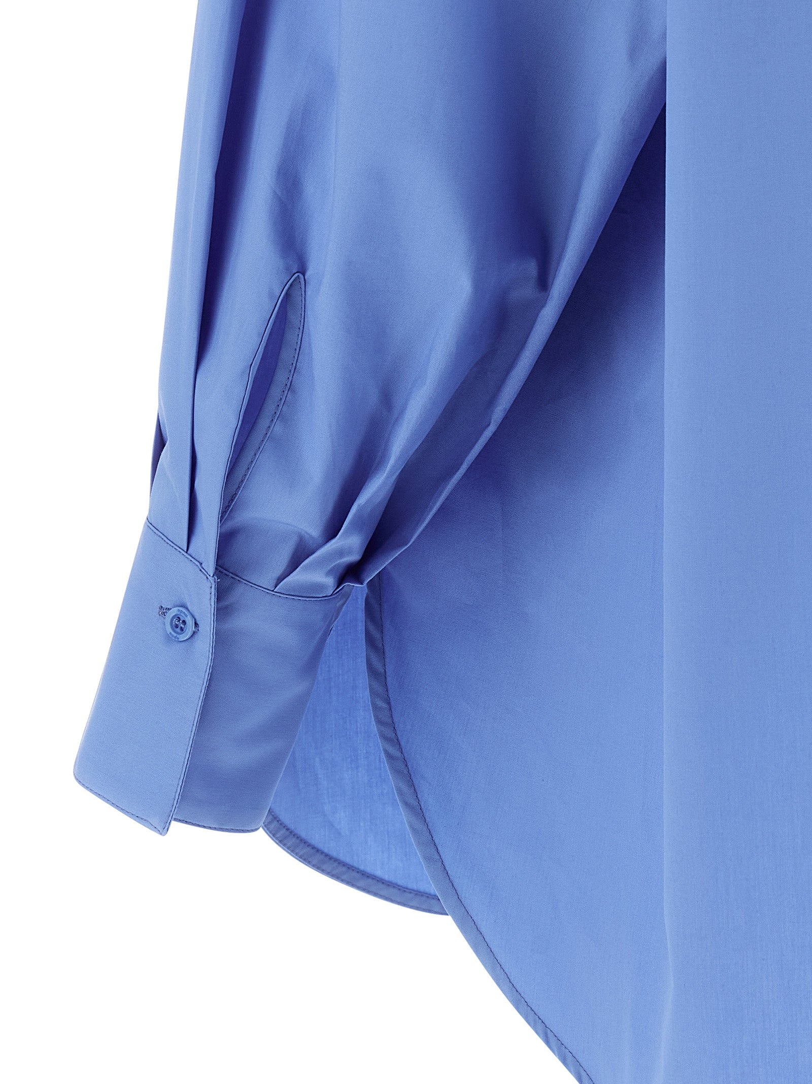 NUDE Blue Cotton Blouse