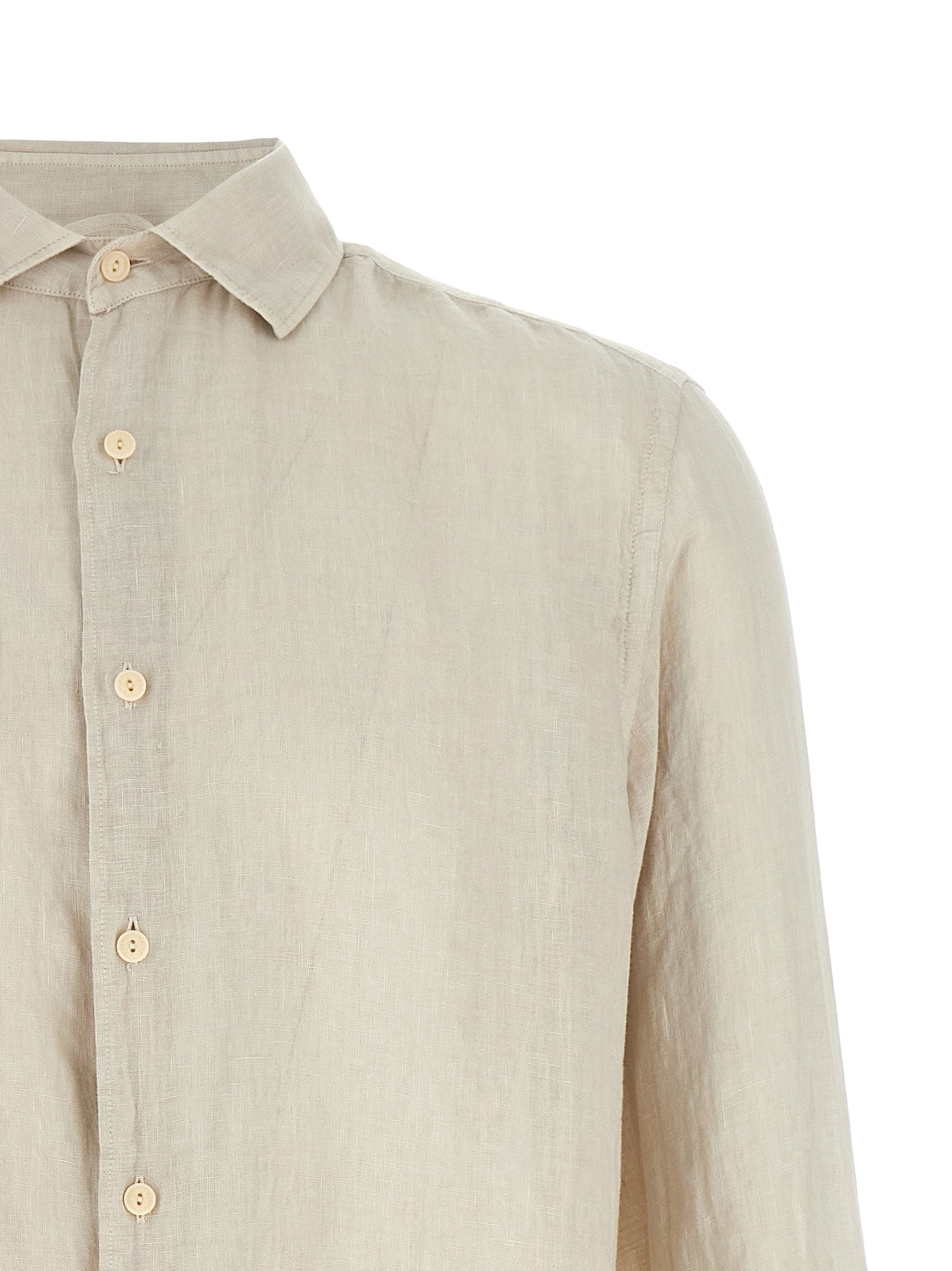 MC2 Saint Barth Beige Linen Blouse