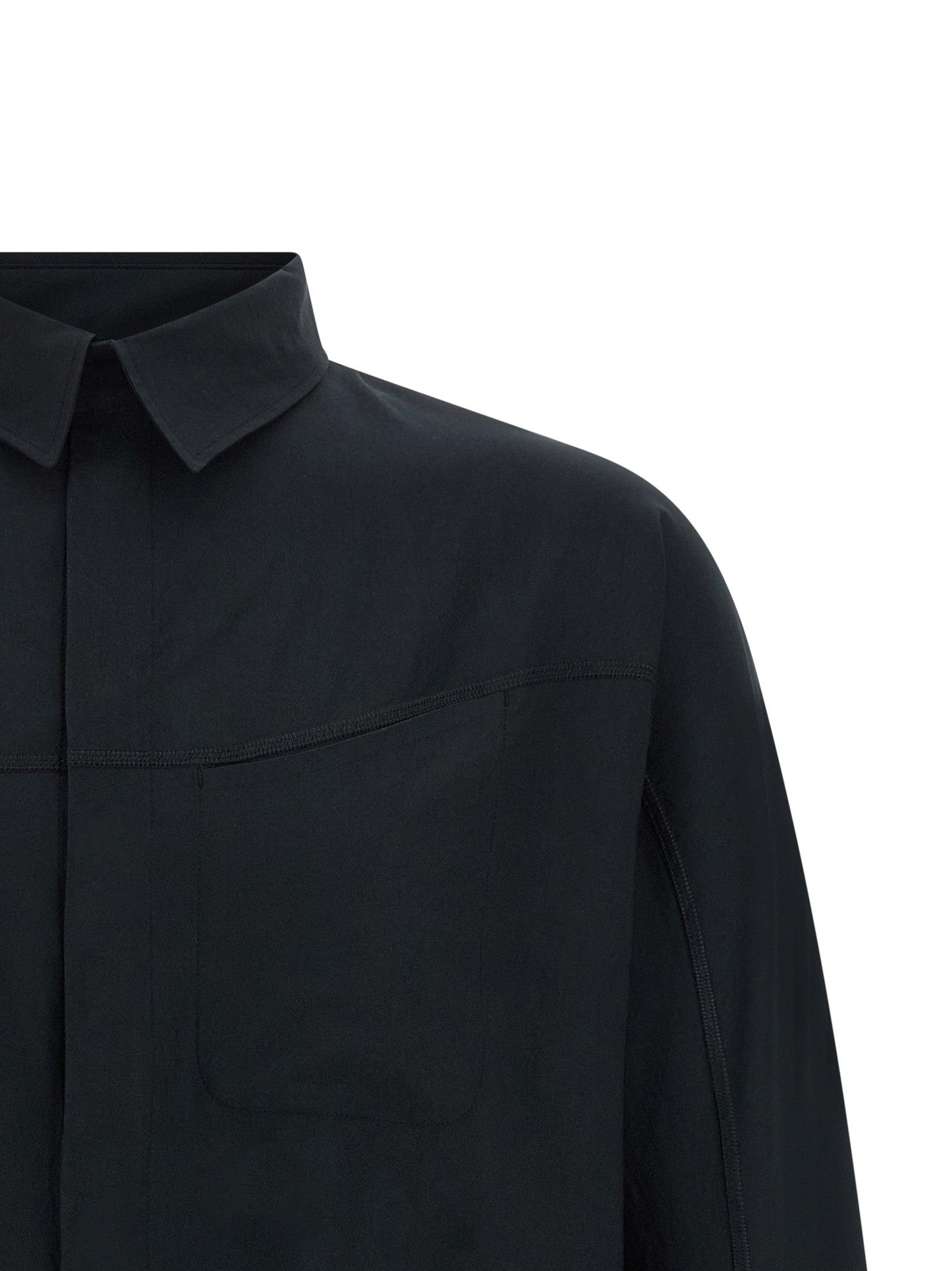 SATISFY Black Polyester Blouse