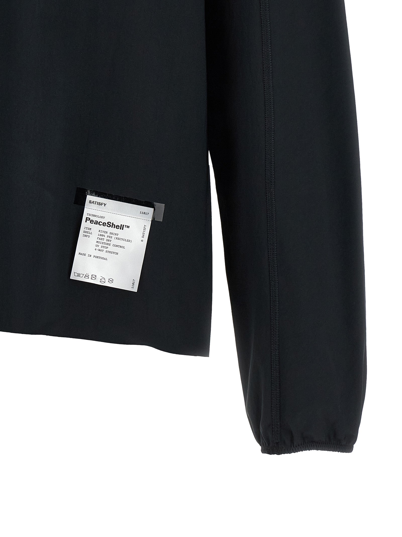 SATISFY Black Polyester Blouse