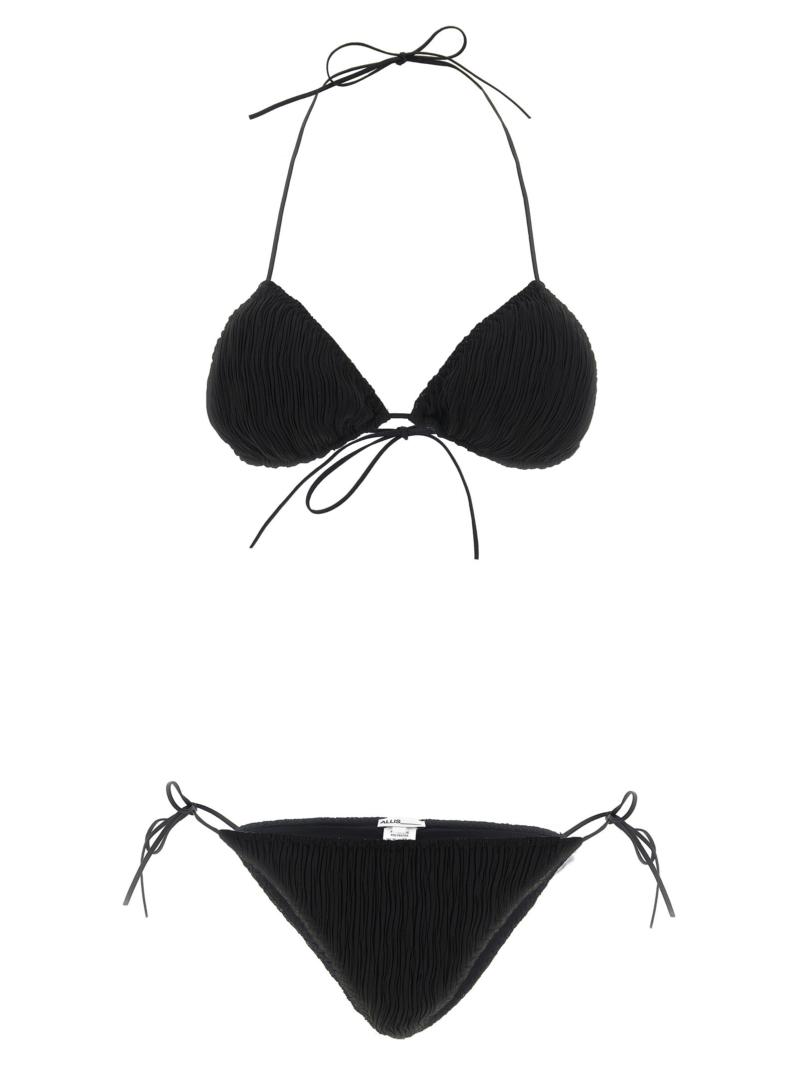ALLIS Black Polyester Bikini