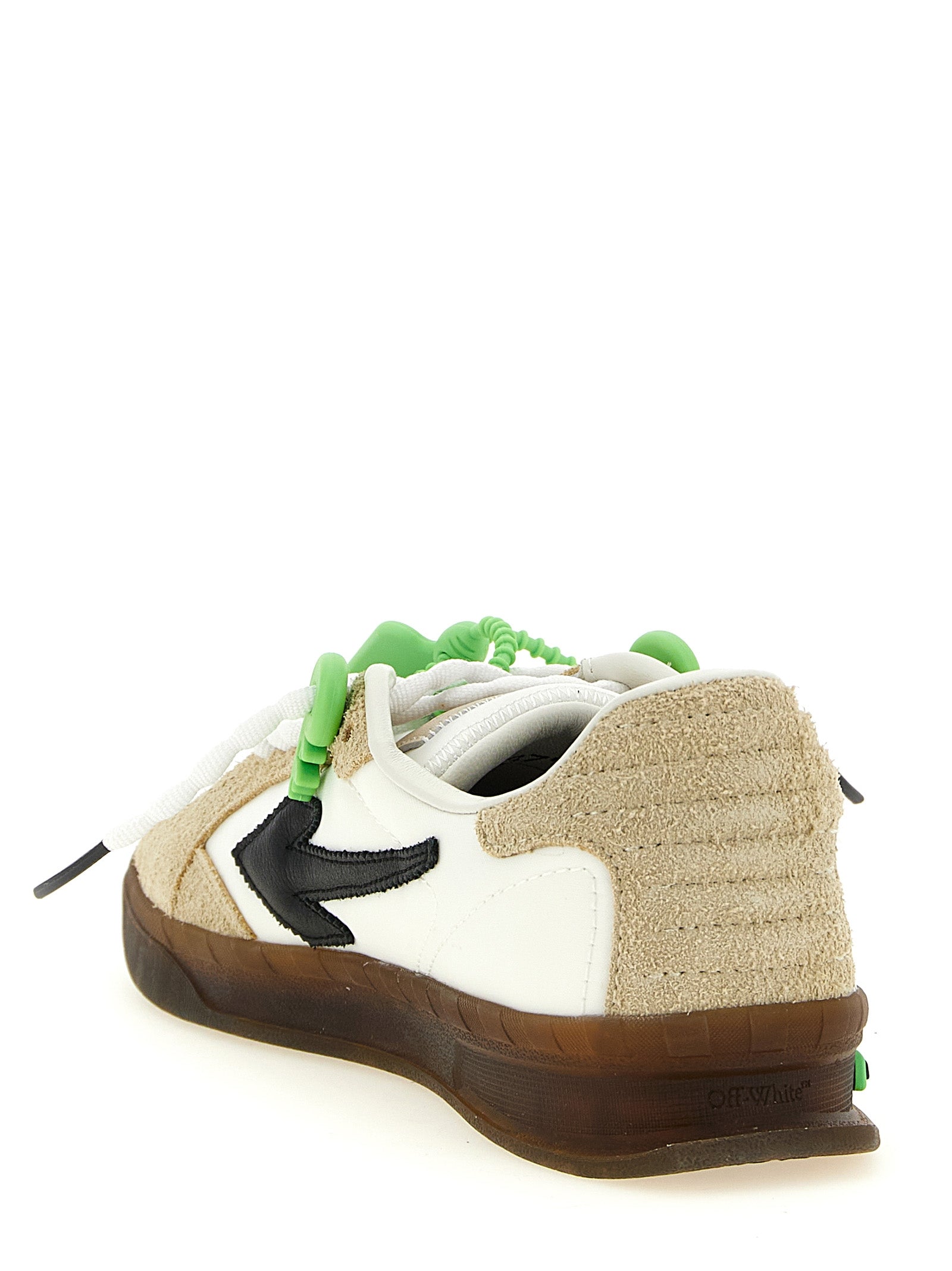 Off-White Multicolor Nylon Athletic Sneakers