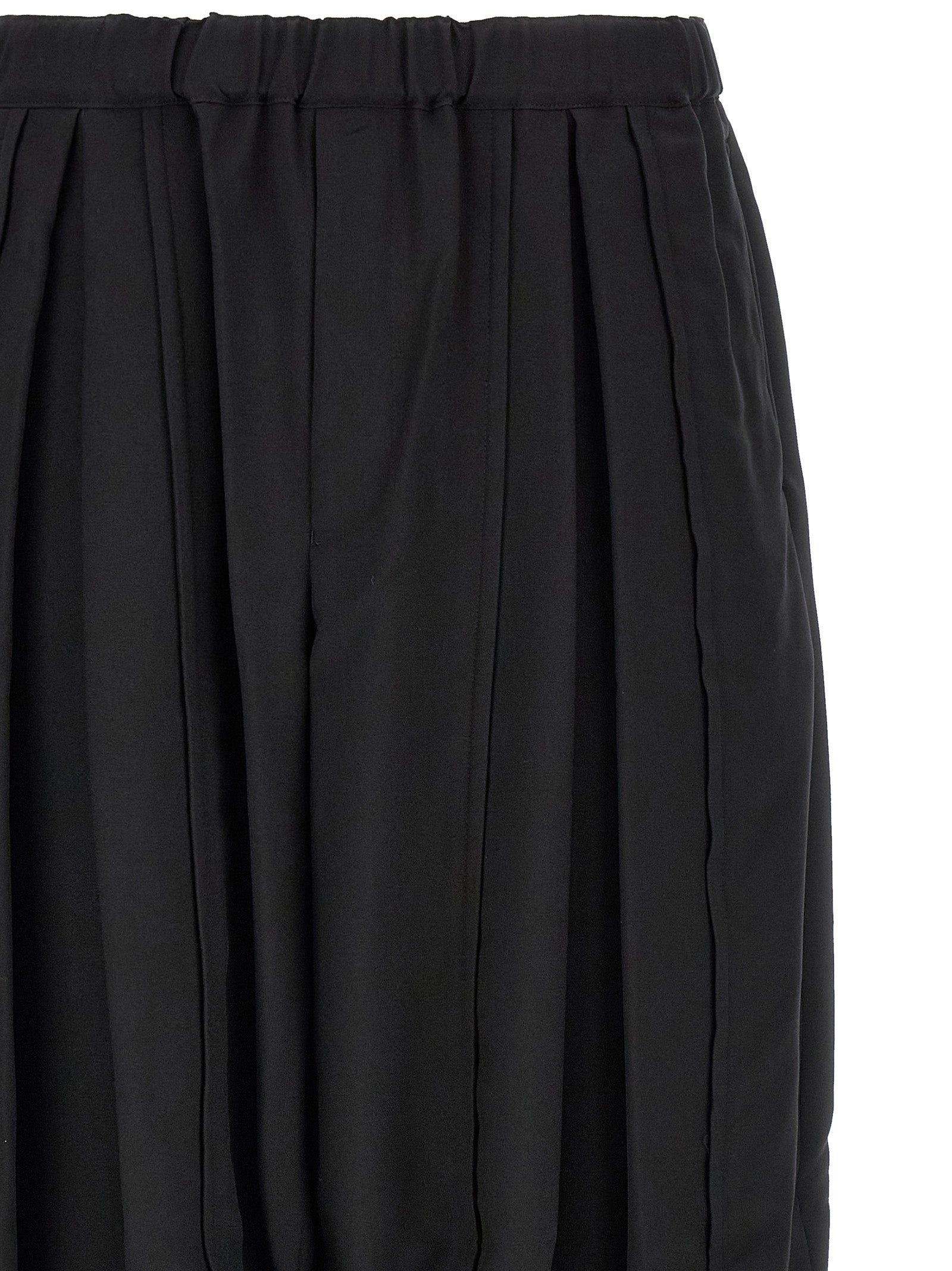 Comme Des Garçons Black Polyester Casual Pants