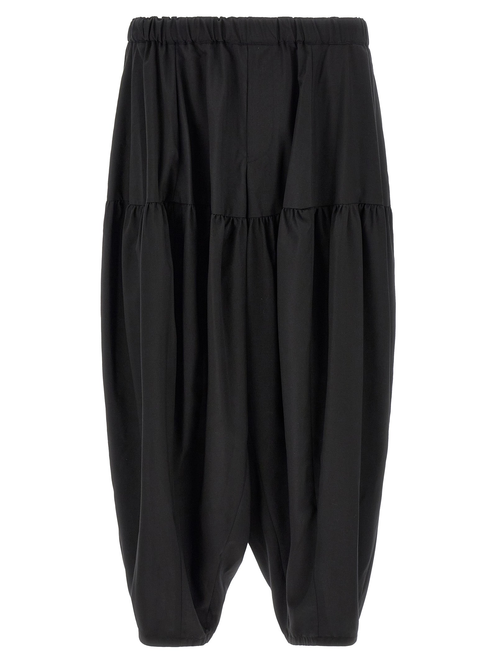 Comme Des Garçons Black Polyester Casual Pants