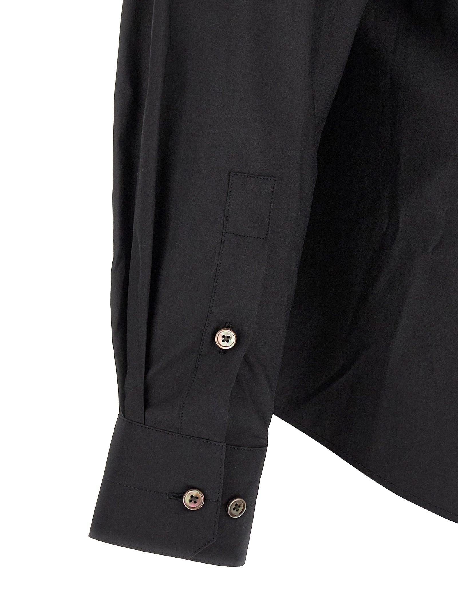 Lemaire Black Cotton Blouse