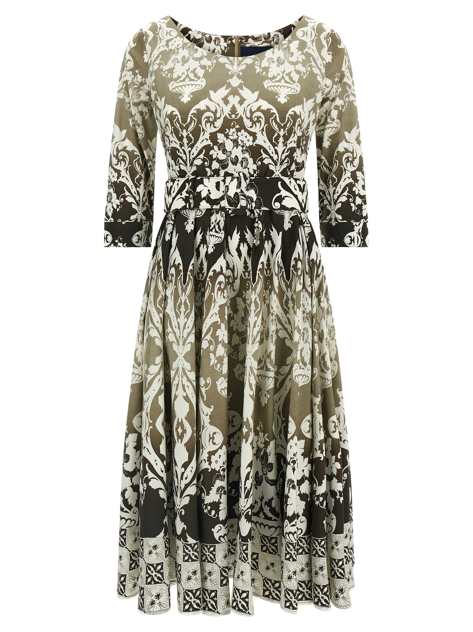 SAMANTHA SUNG Multicolor Cotton Midi Dress