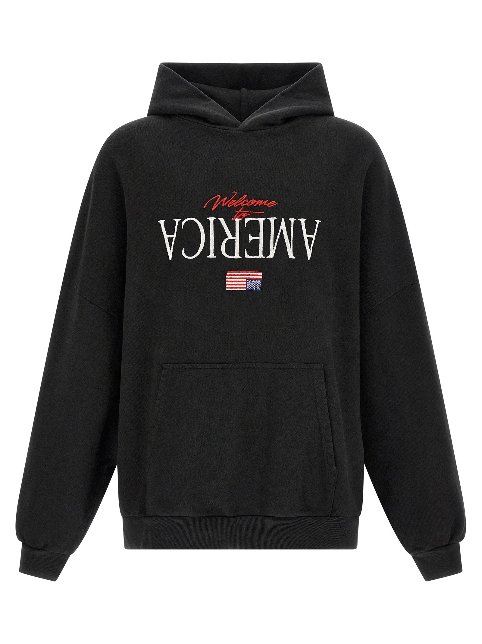 WILLY CHAVARRIA Black Cotton Sweatshirt