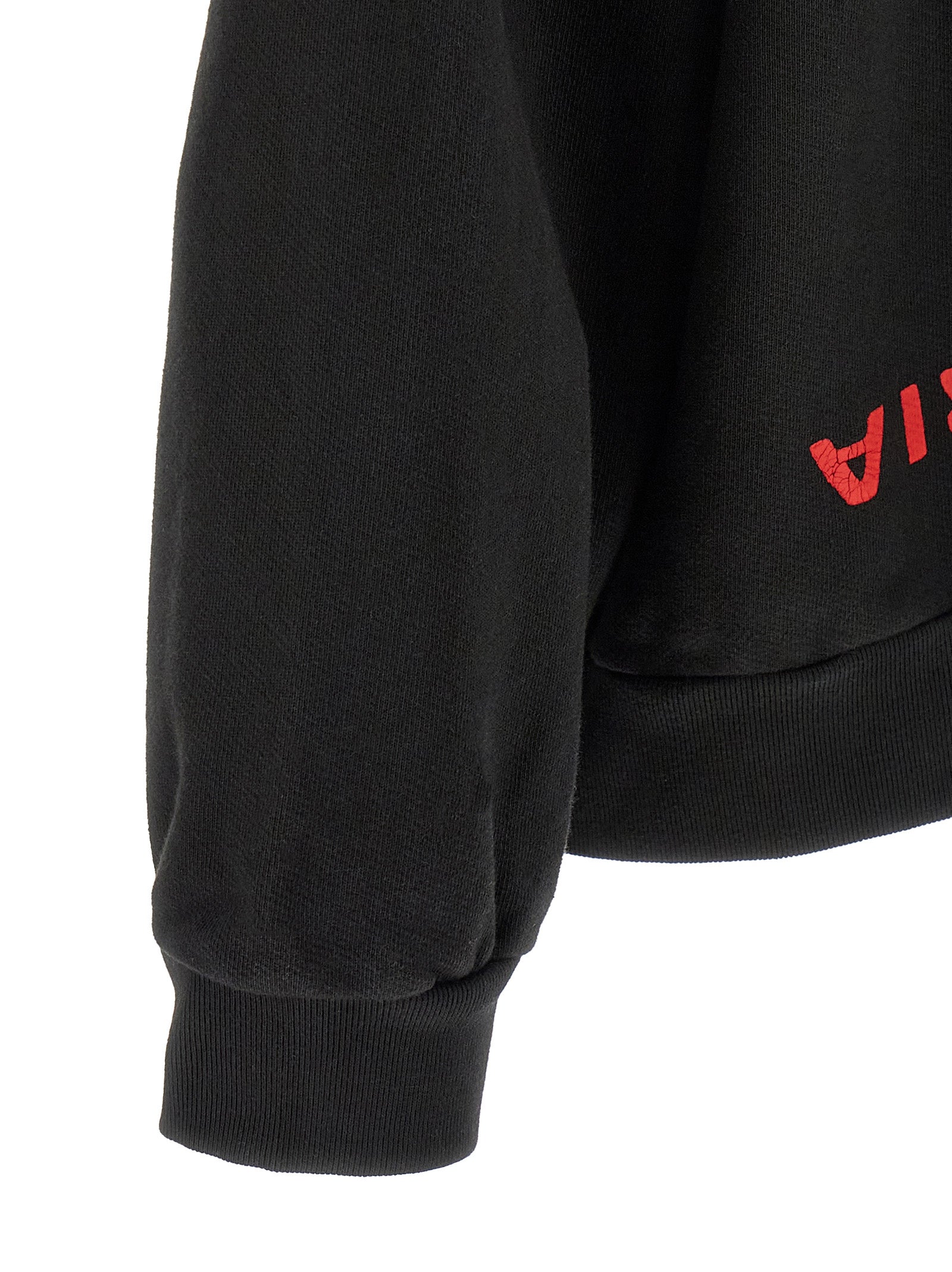 WILLY CHAVARRIA Black Cotton Sweatshirt