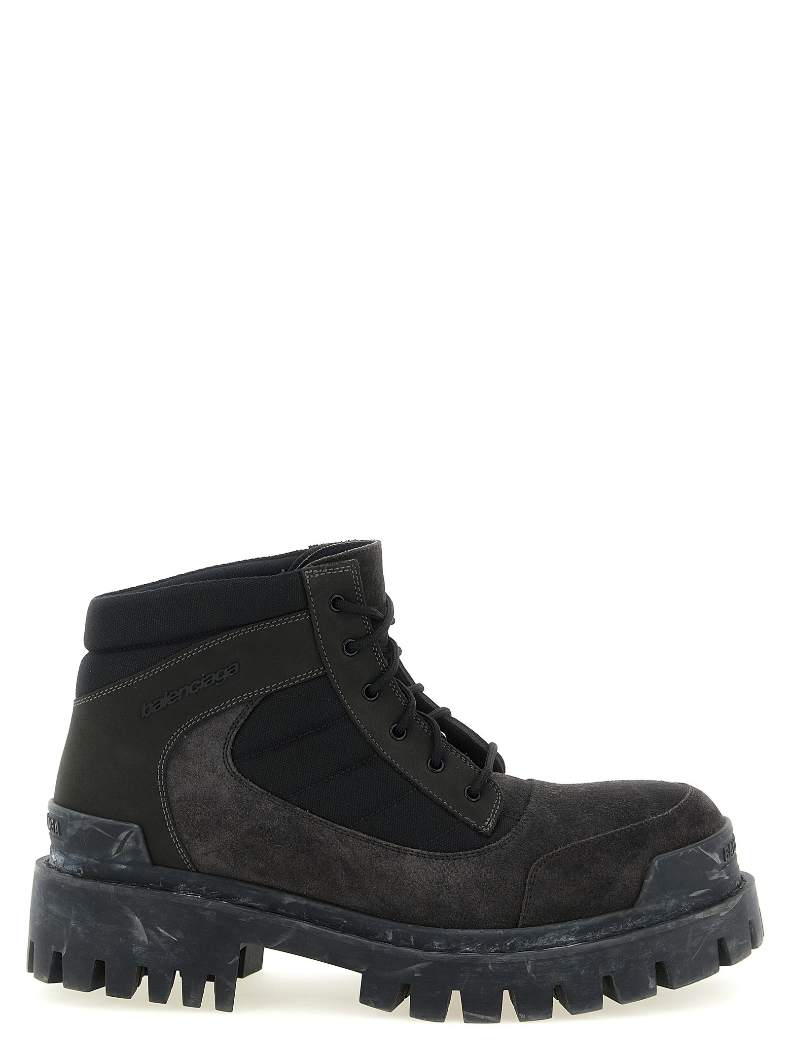 Balenciaga Brown Calfskin Ankle Boots