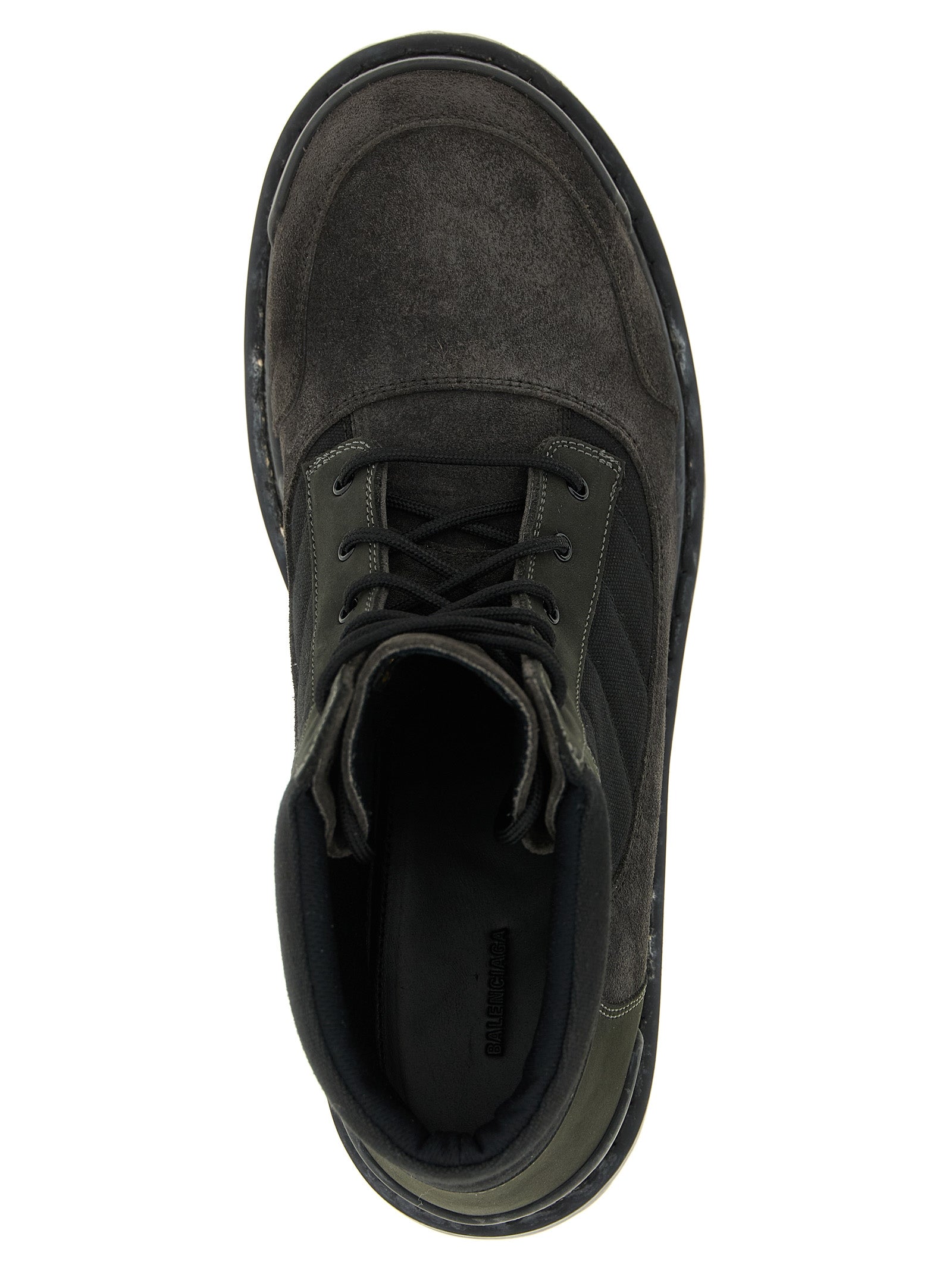 Balenciaga Brown Calfskin Ankle Boots