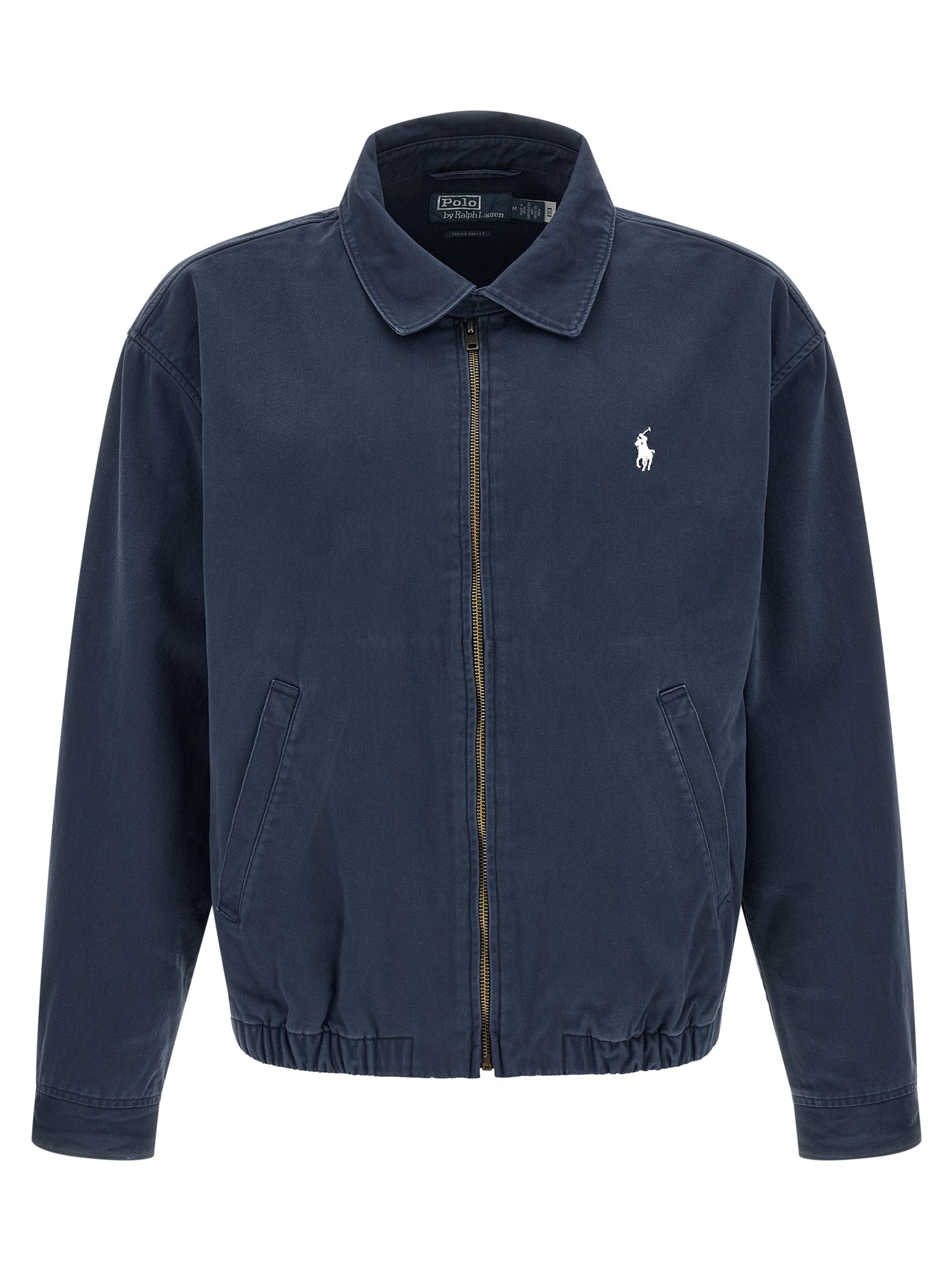 Polo Ralph Lauren Blue Cotton Full-Length Jacket