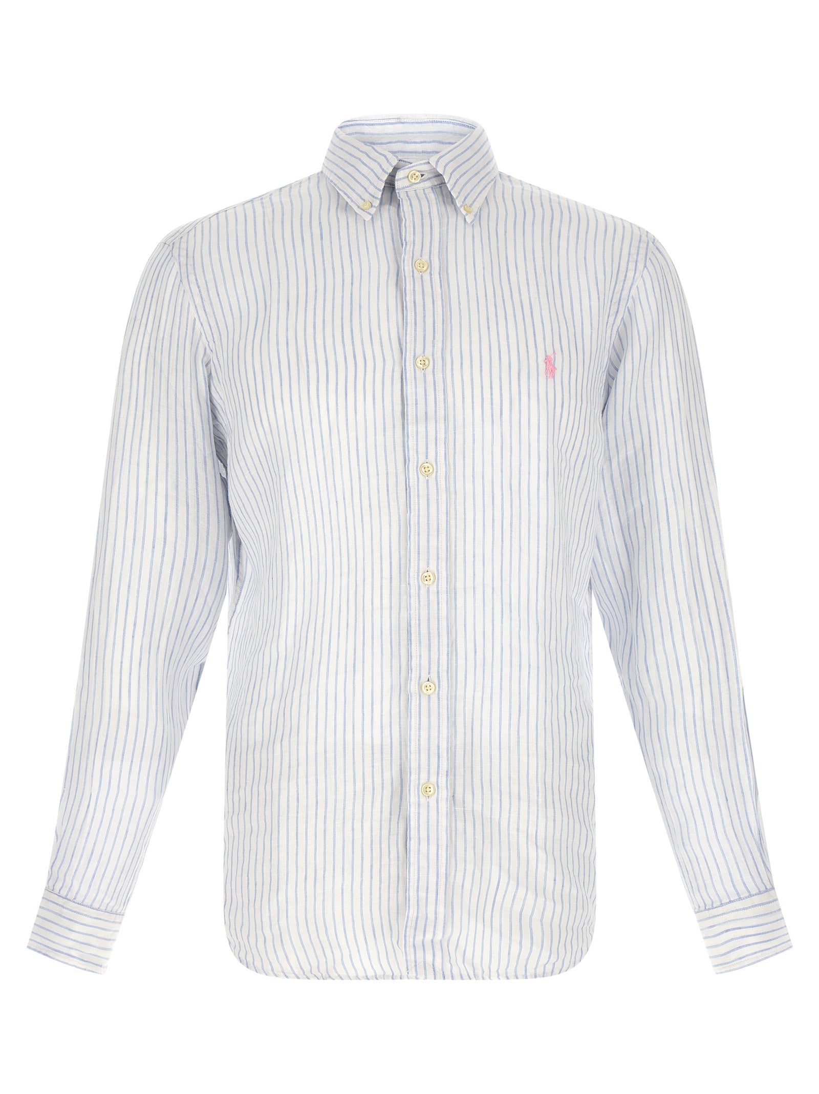 Polo Ralph Lauren Blue Linen Blouse