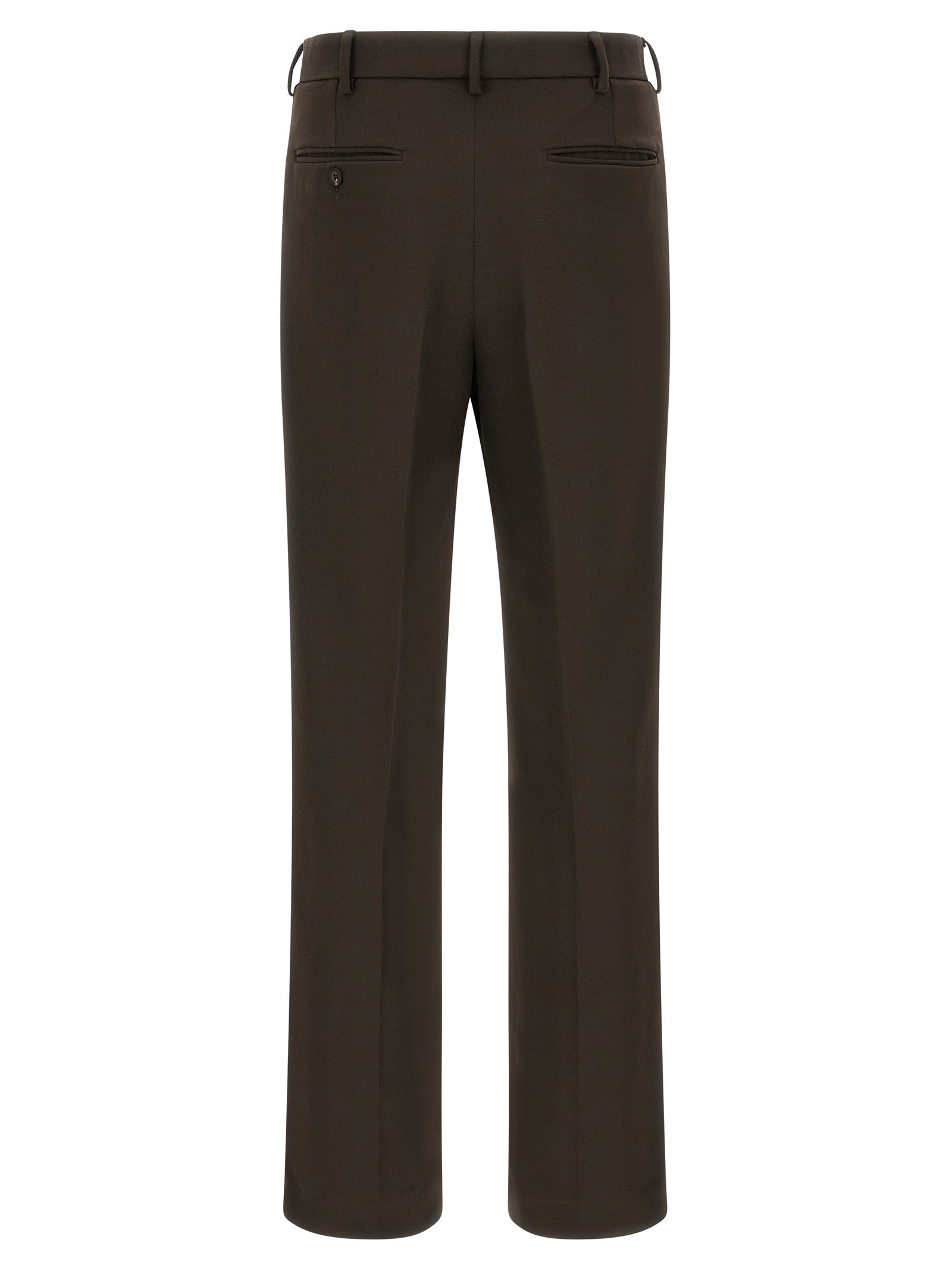 SECOND/LAYER Brown Polyester Casual Pants