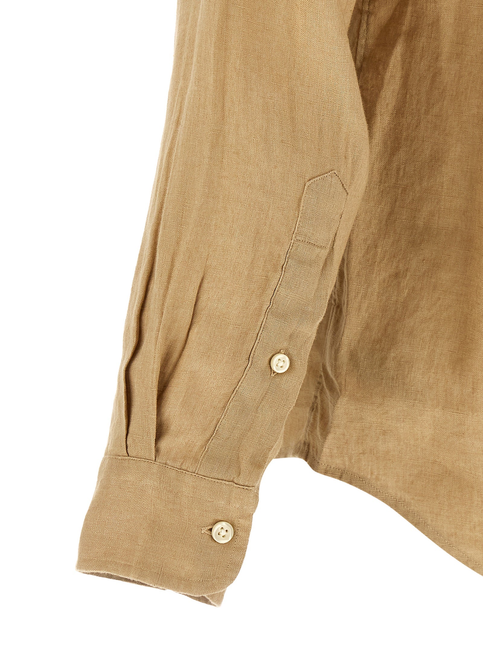 Polo Ralph Lauren Beige Linen Blouse