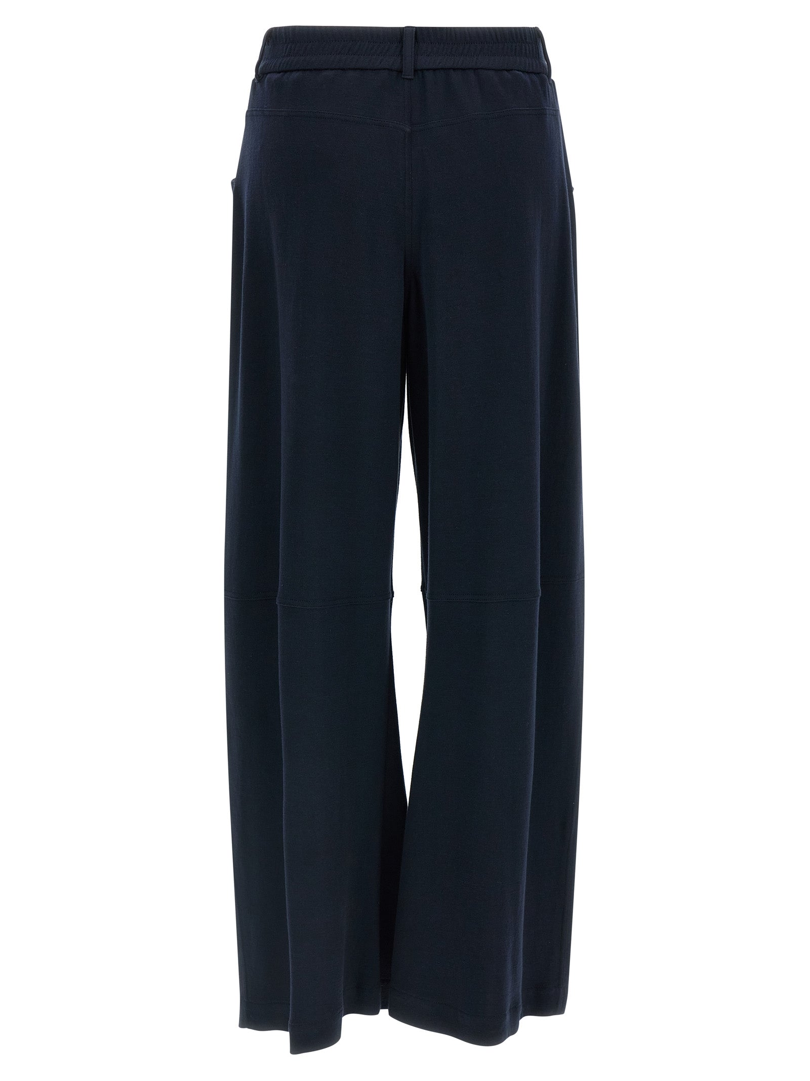 Brunello Cucinelli Blue Cotton Casual Pants
