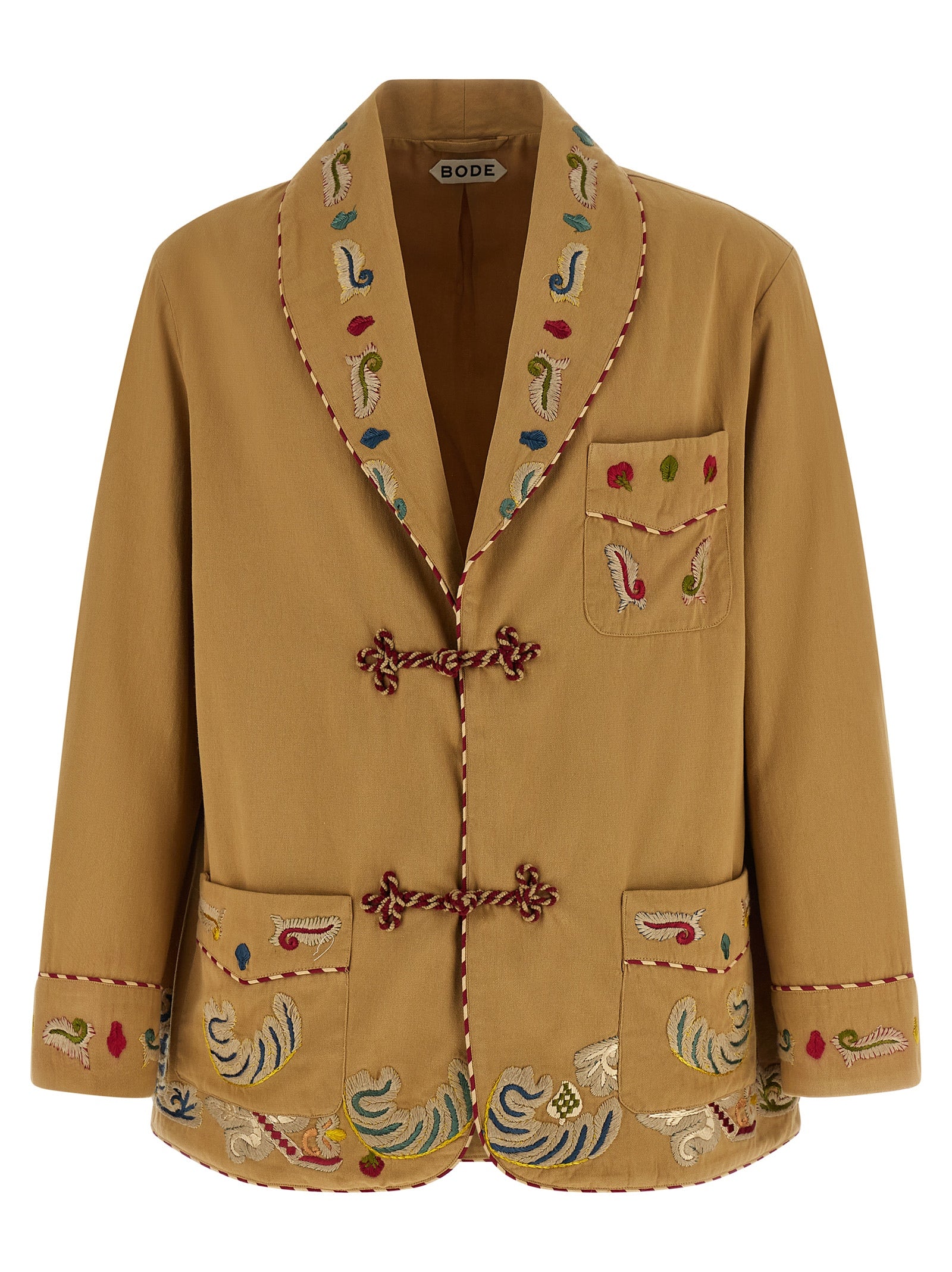 BODE Beige Cotton Blazer