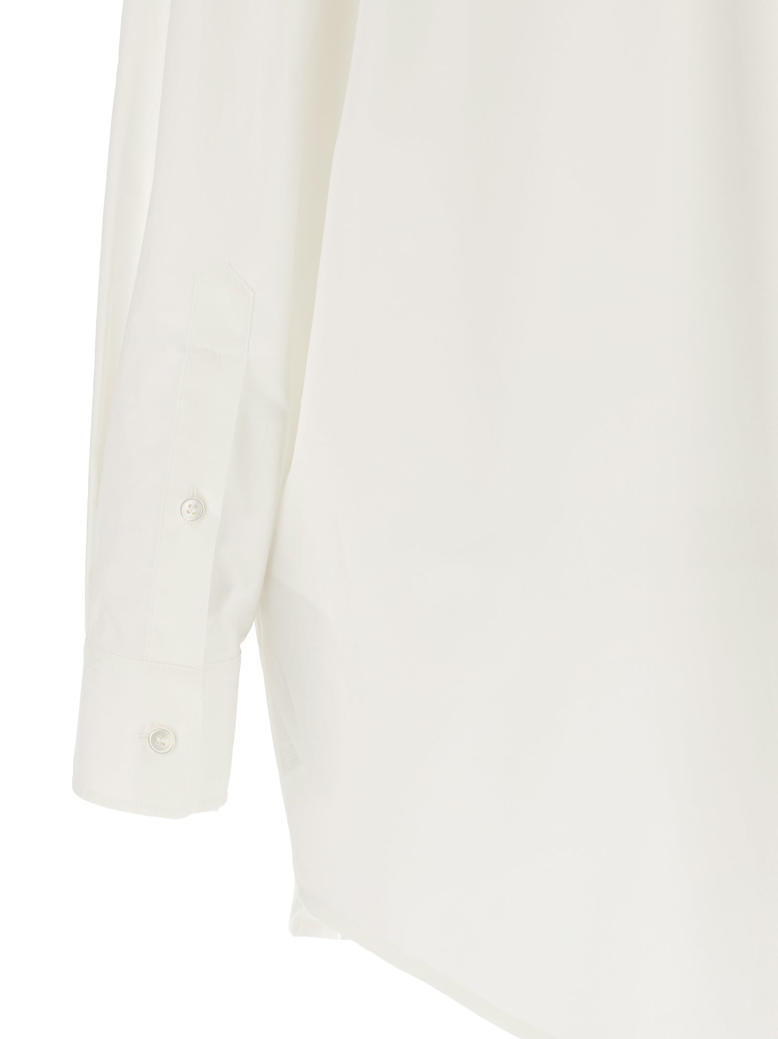 MM6 Maison Margiela White Cotton Blouse