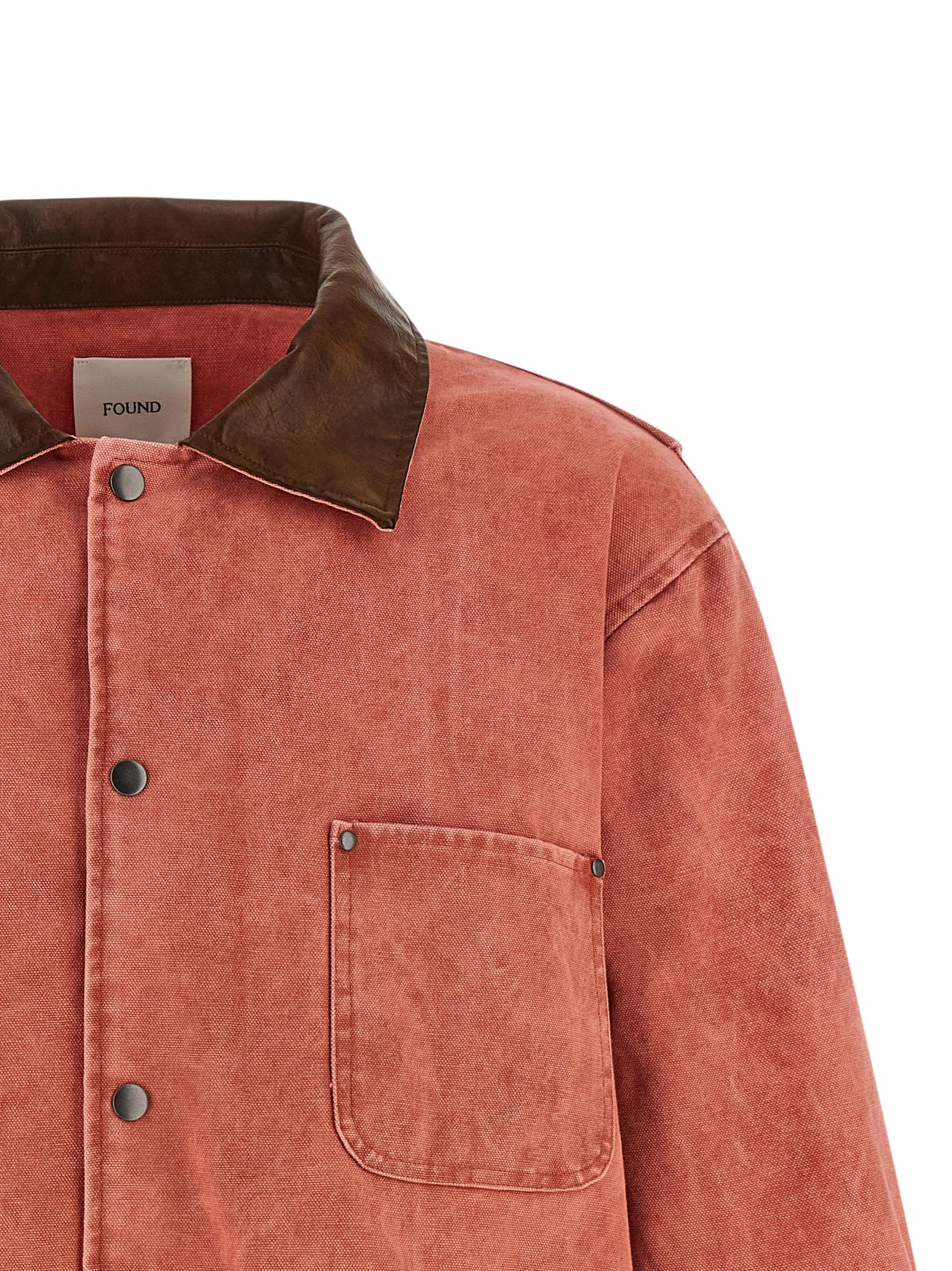 FOUND Multicolor Cotton Full-Length Jacket